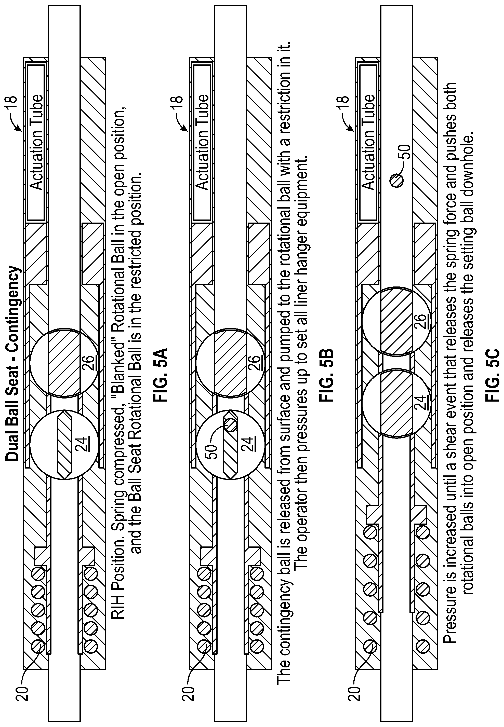 Patent US12098617 Figure 4 – Dual ball seat system
