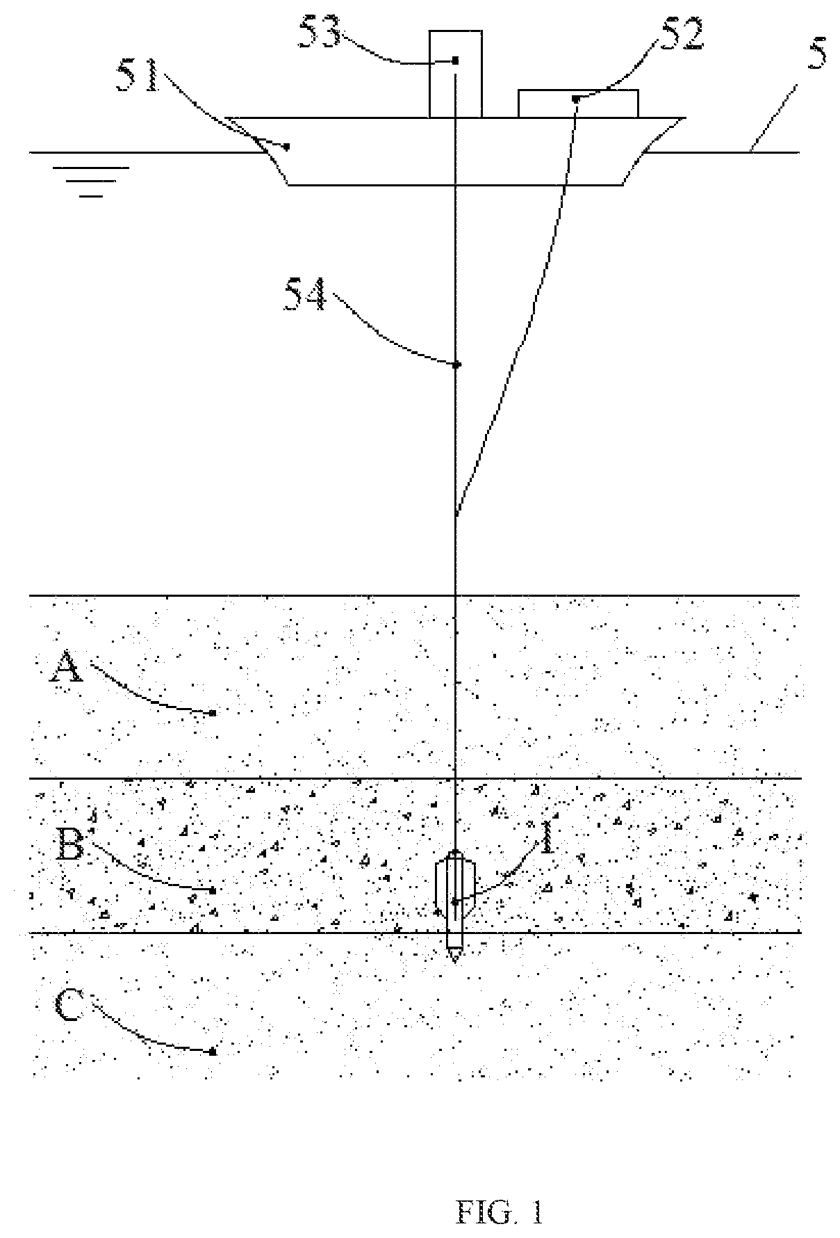 Patent US12098622 Figure 1 – Self-entry exploitation device and method for marine natural gas hydrates