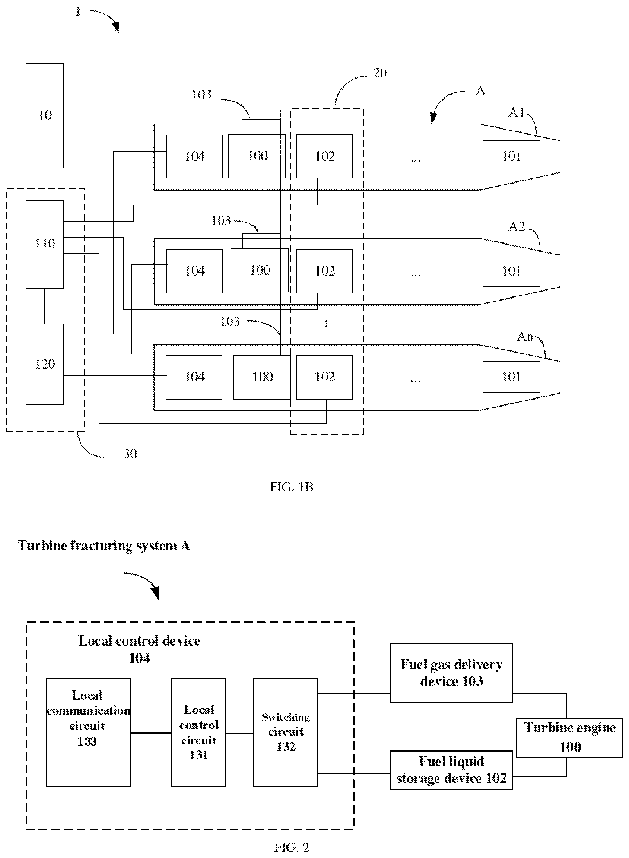 Patent US12098627 Figure 2 – Turbine fracturing system, controlling method thereof, controlling apparatus and storage medium
