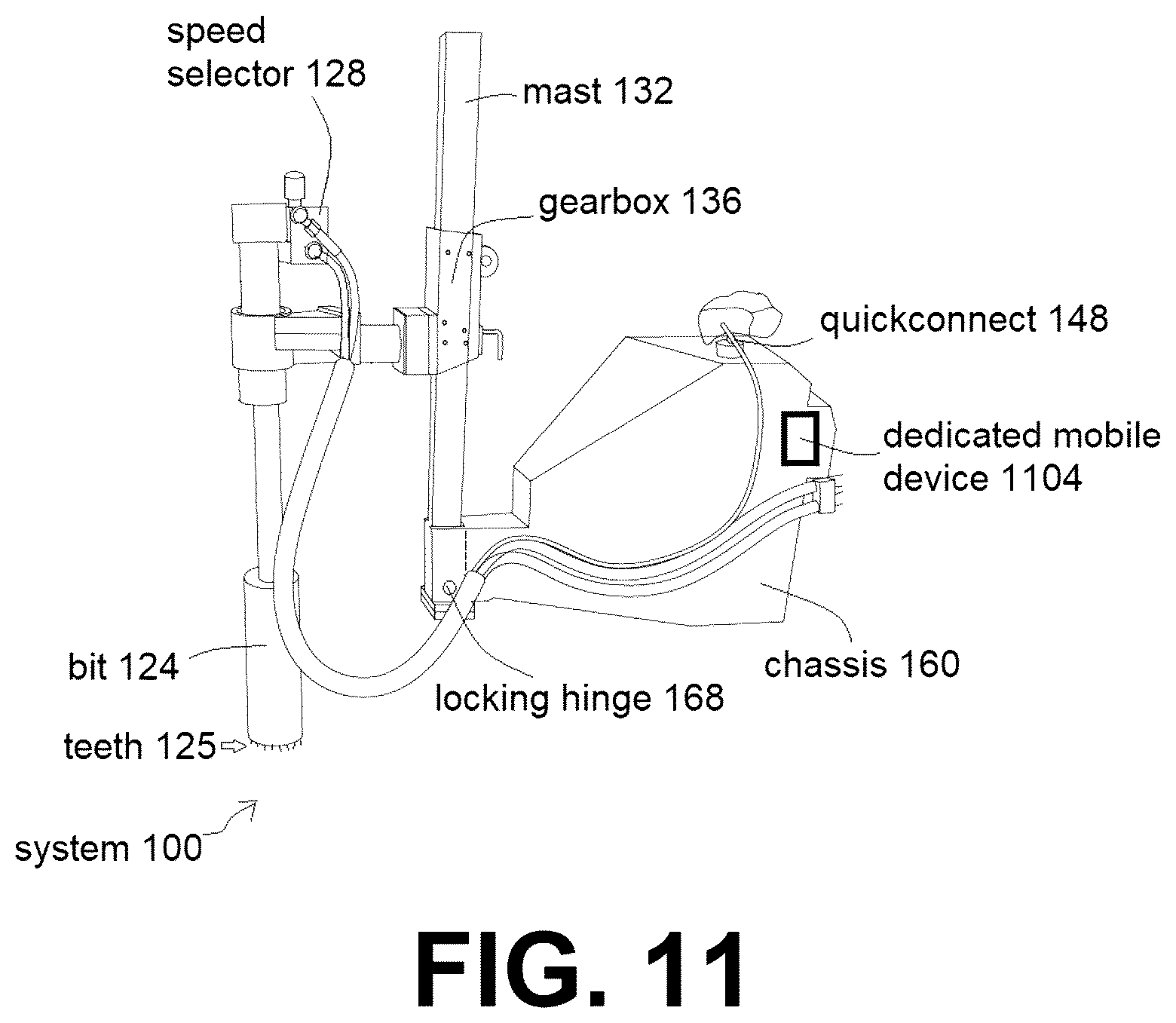 Patent US12098634 Figure 18 – Concrete coring system and method