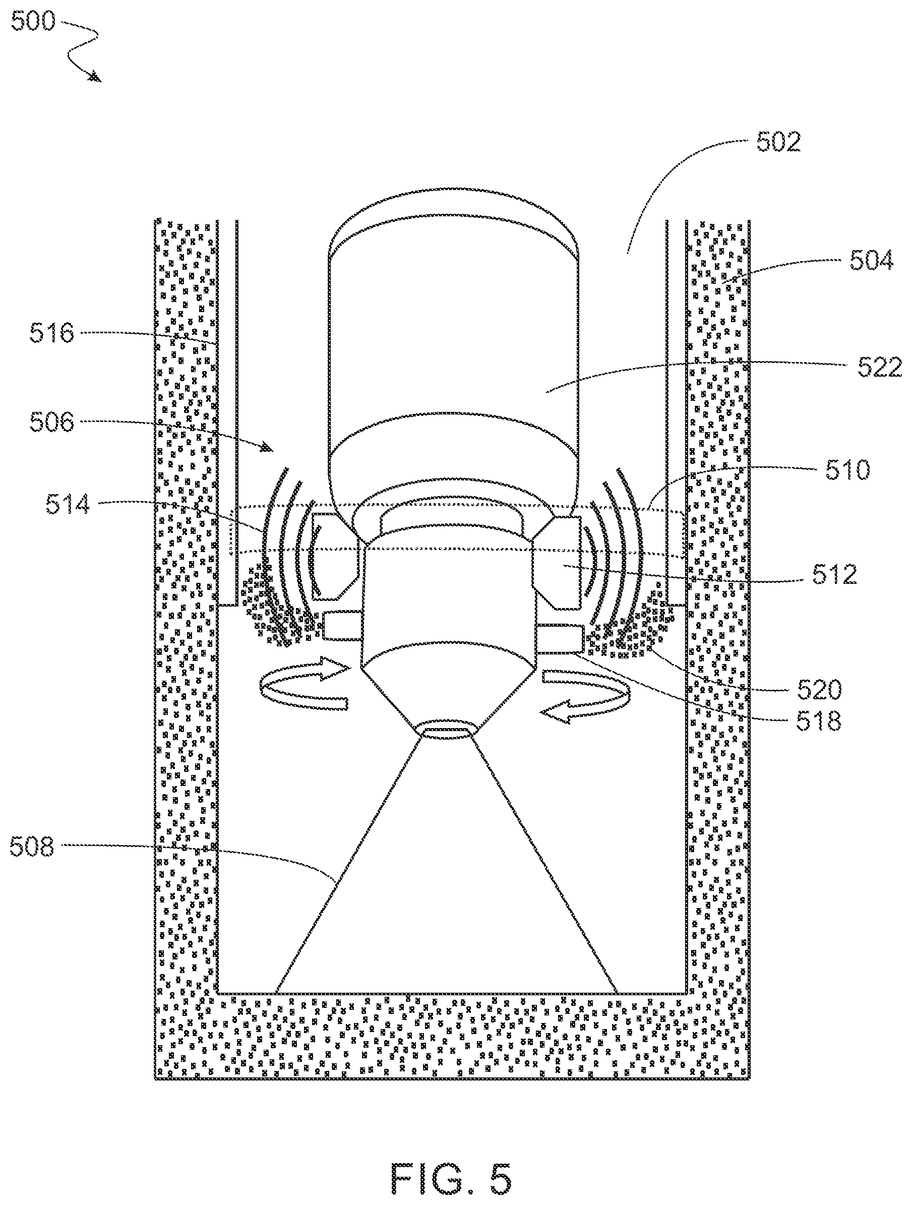 Patent US12098635 Figure 5 – Wellbore drilling and completion systems using laser head