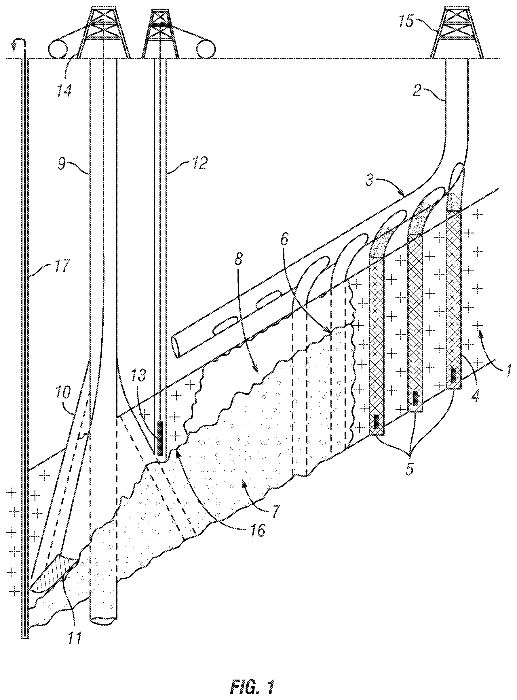Patent US12098636 Figure 1 – Underground mining methods via boreholes and multilateral blast-holes