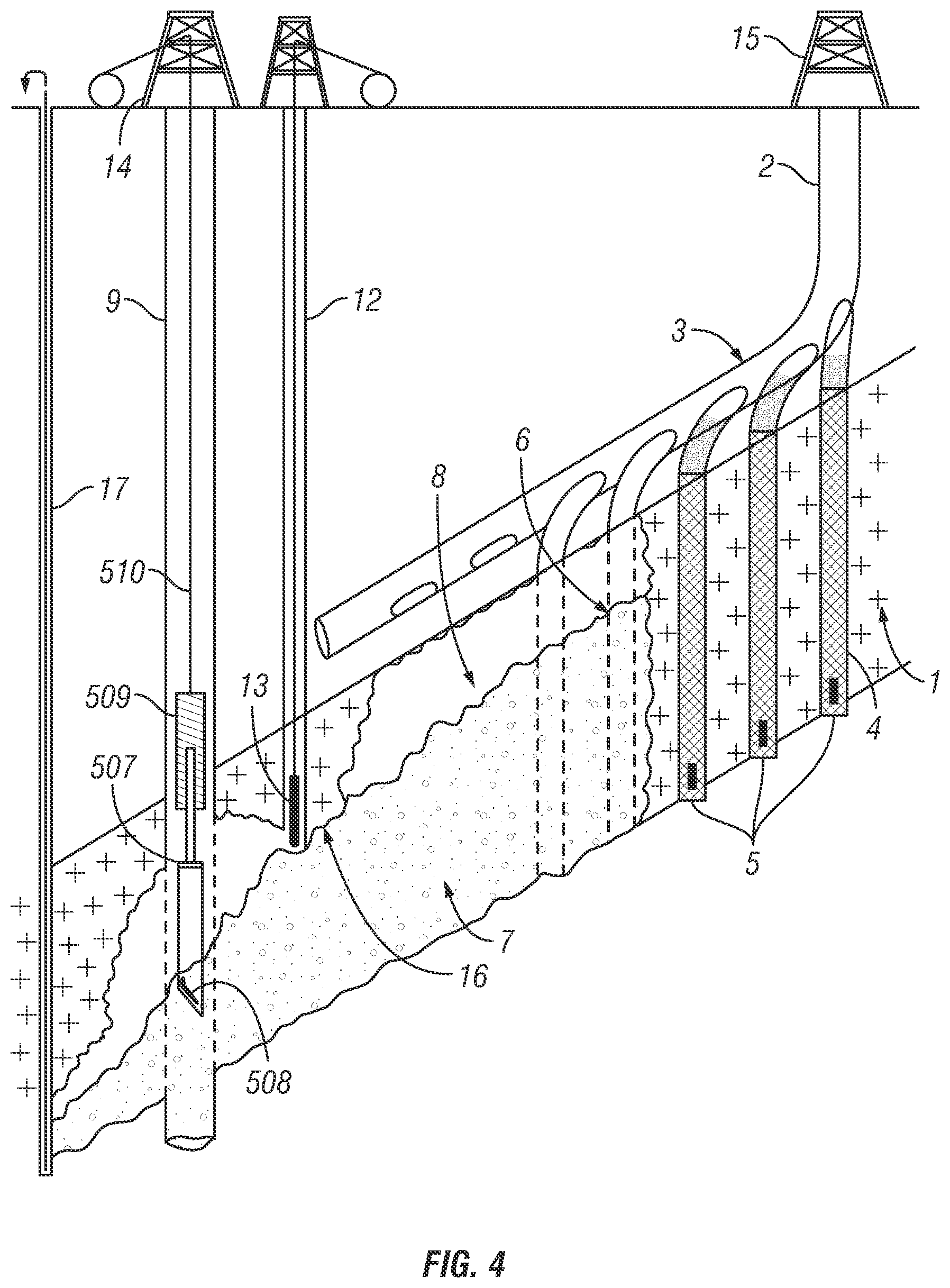 Patent US12098636 Figure 5 – Underground mining methods via boreholes and multilateral blast-holes