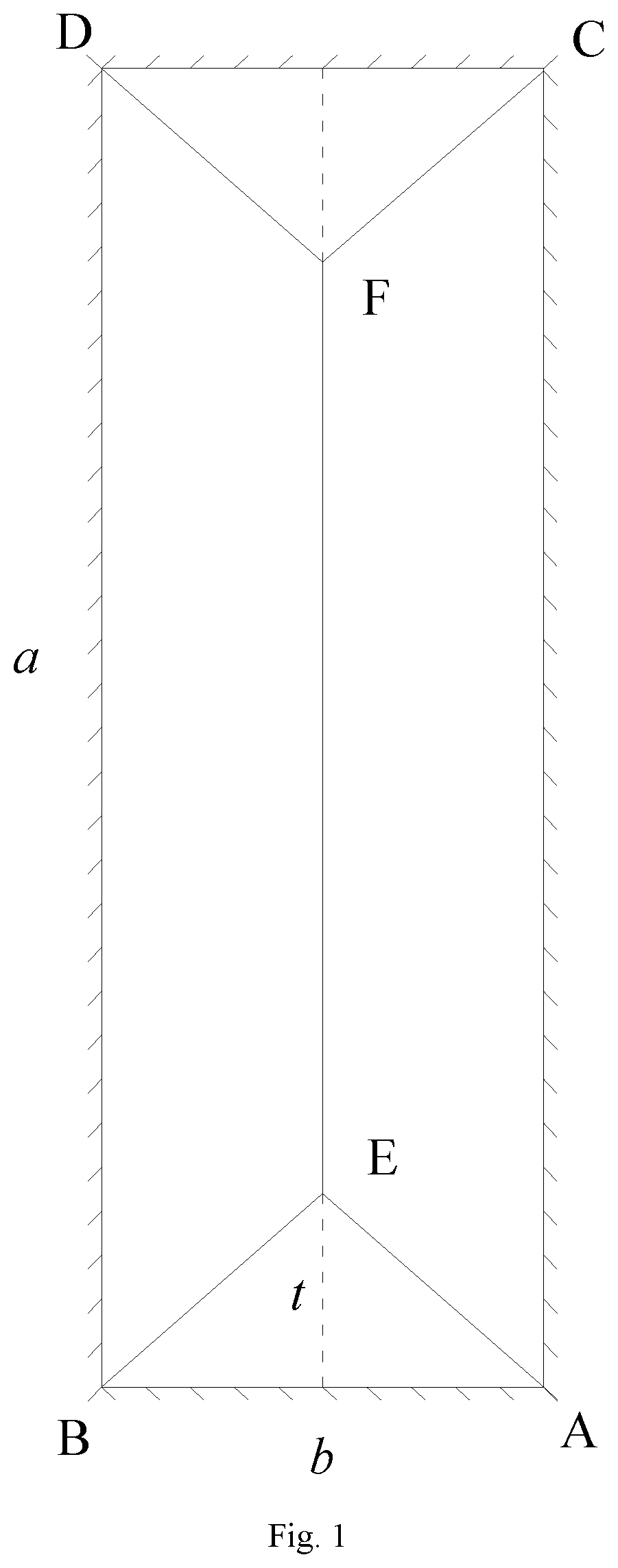 Patent US12098637 Figure 1 – I-patterned filling method for initial stage of coal mining based on roof fracture feature characteritics