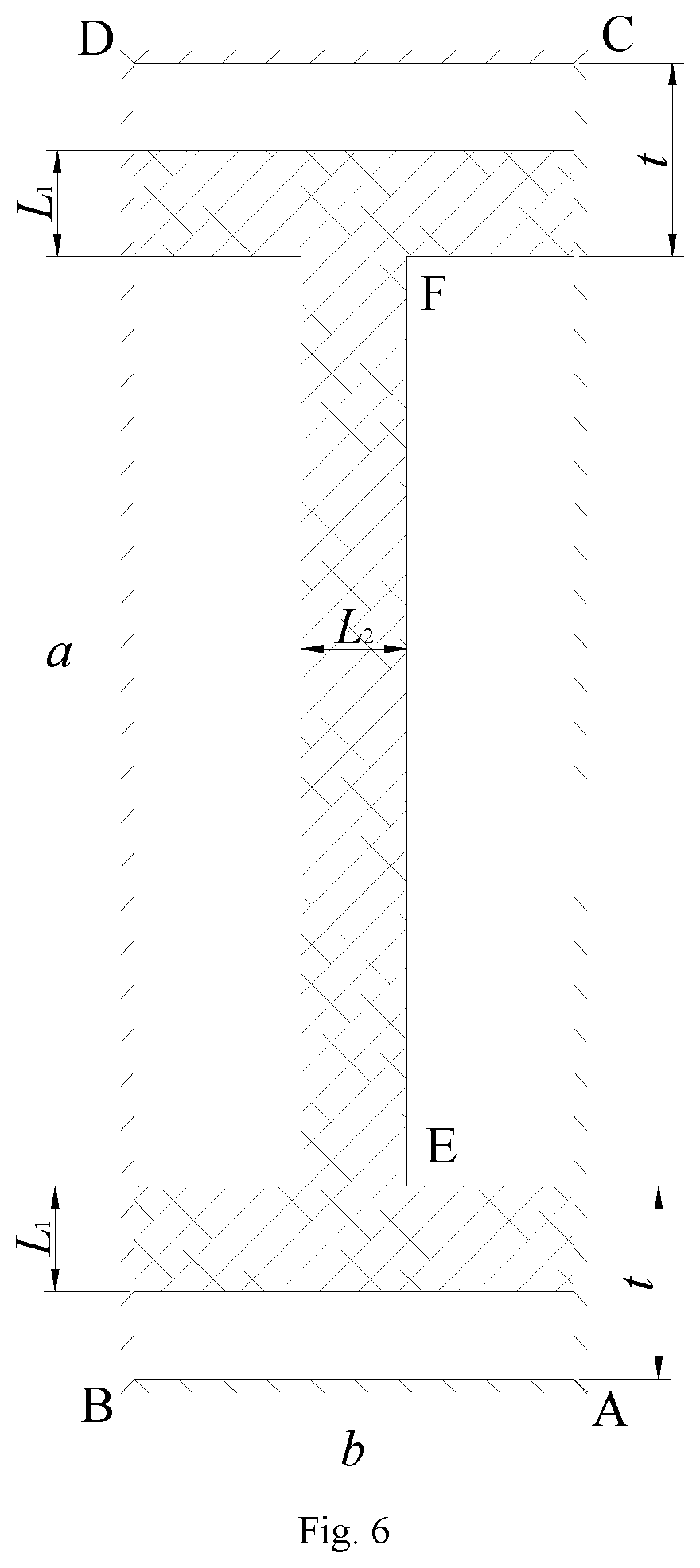 Patent US12098637 Figure 6 – I-patterned filling method for initial stage of coal mining based on roof fracture feature characteritics