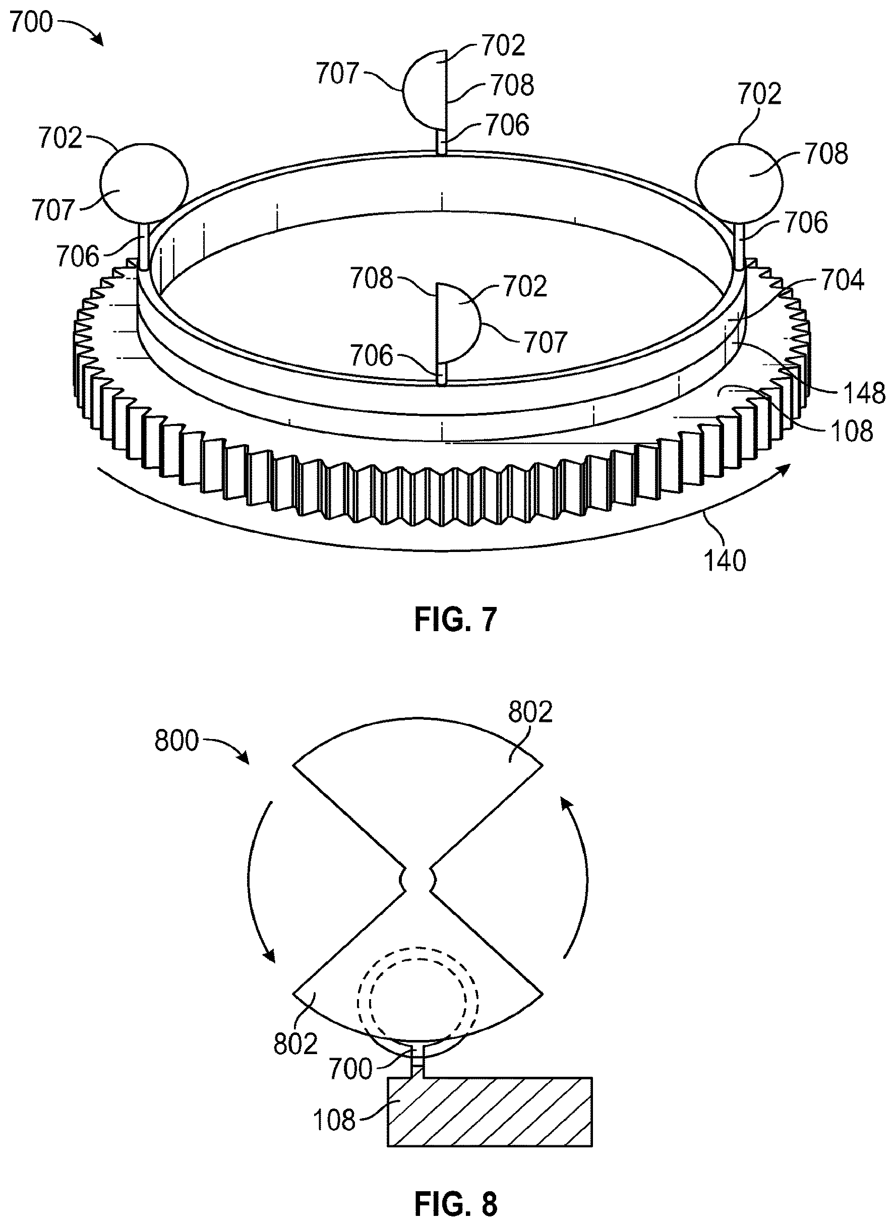 Patent US12098641 Figure 4 – Rotational engine with inner and outer rings