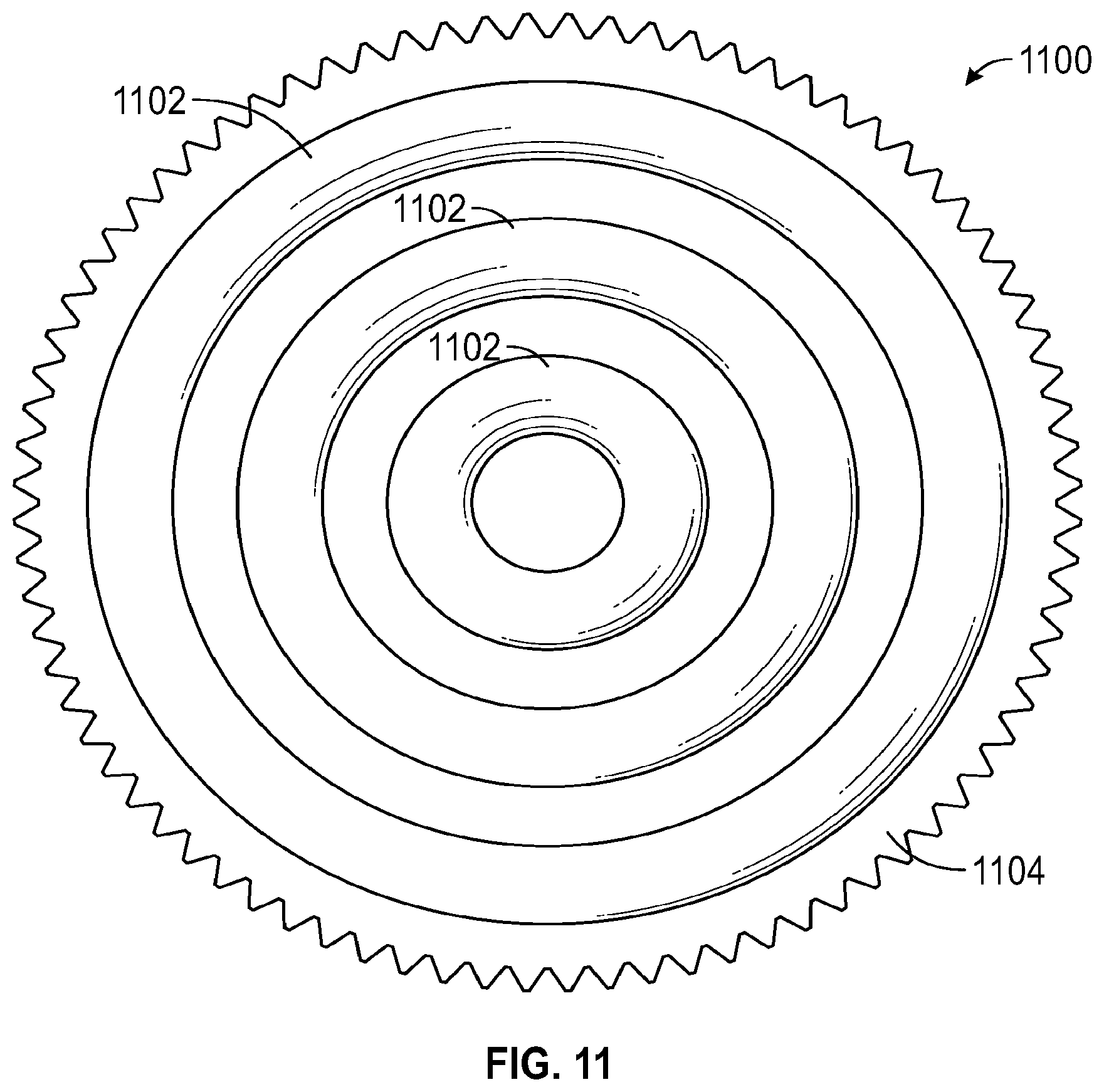 Patent US12098641 Figure 7 – Rotational engine with inner and outer rings