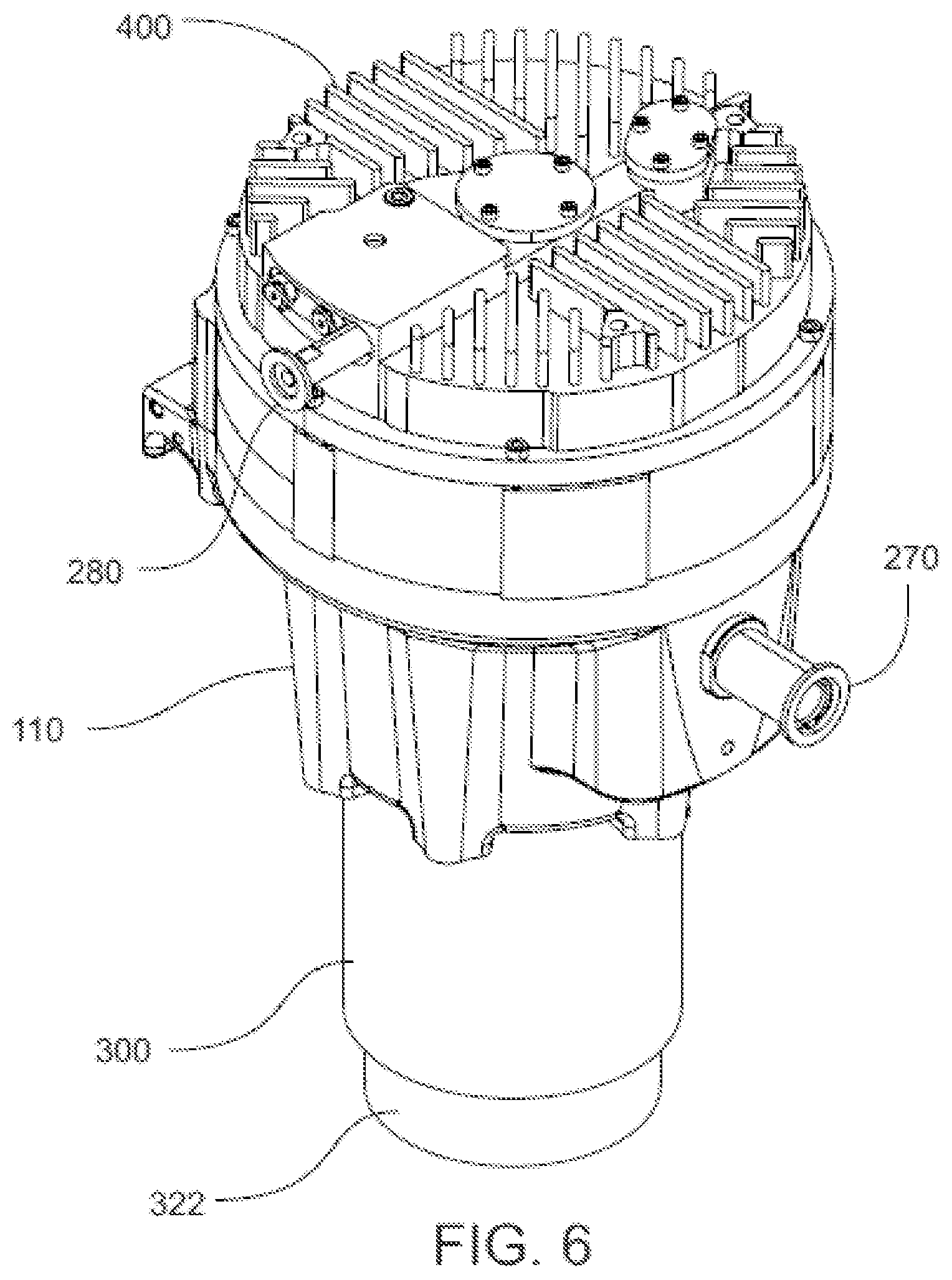 Patent US12098642 Figure 7 – Double sided oil film thrust bearing in a scroll pump
