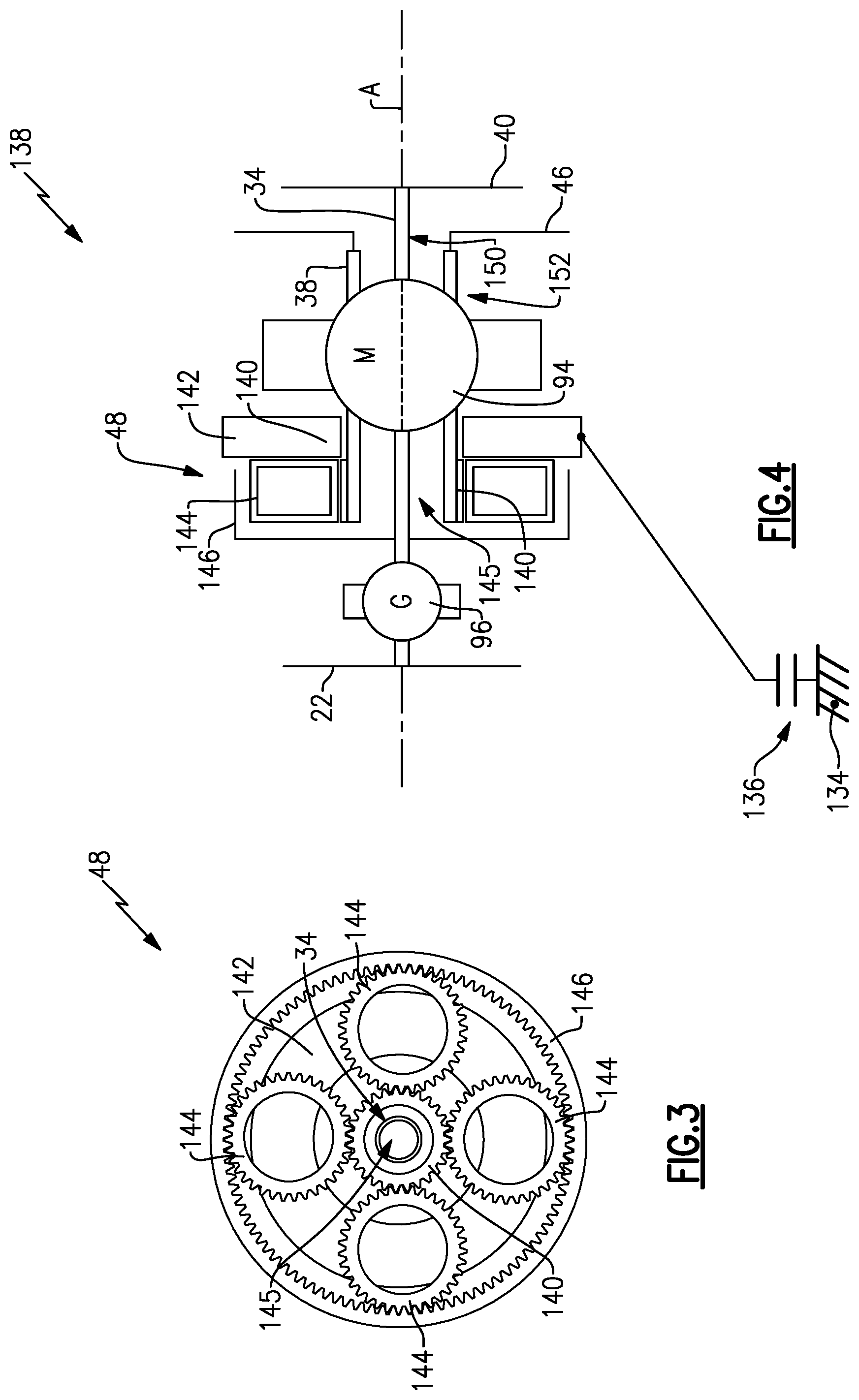 Patent US12098646 Figure 3 – Integrated electro-aero-thermal turbine engine