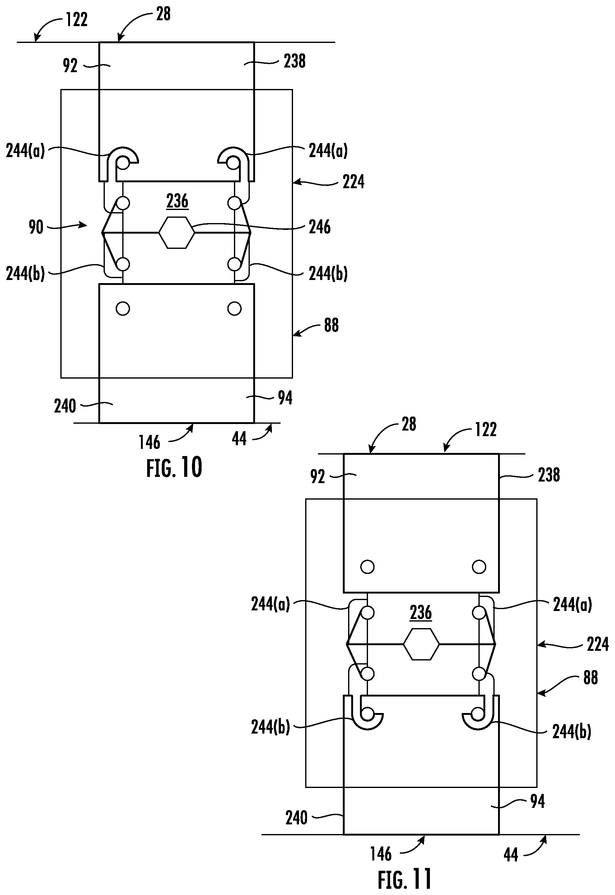 Patent US12098649 Figure 10 – Gas turbine engine accessory packaging
