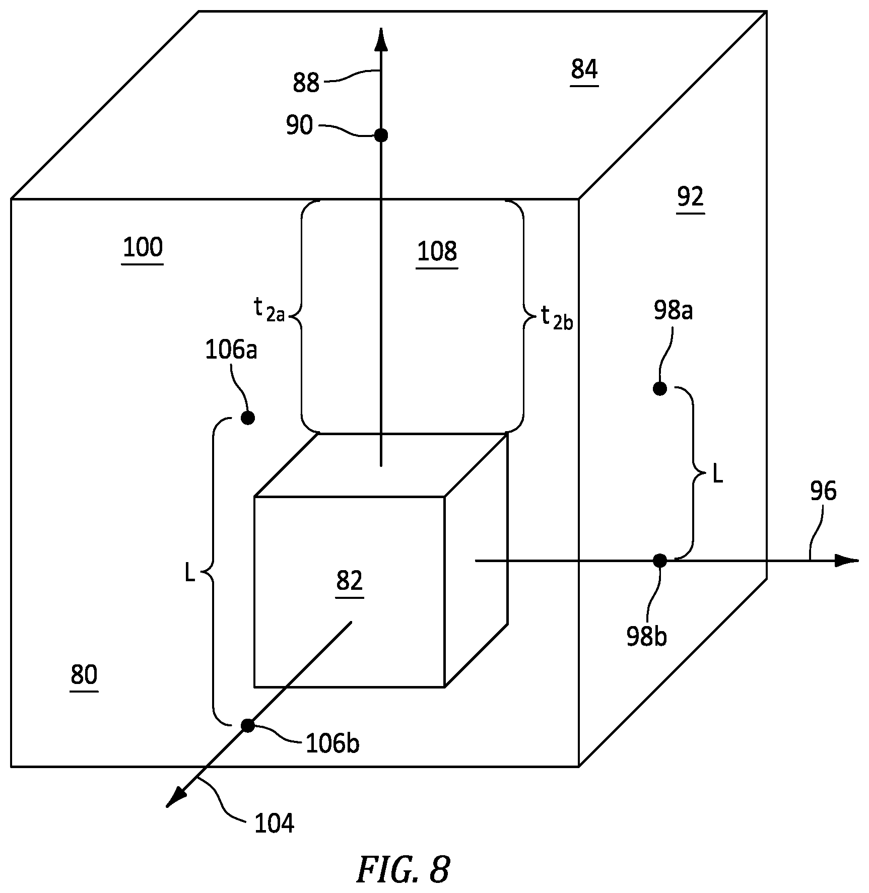 Patent US12098650 Figure 5 – Method of determining location and orientation of an internal core cavity