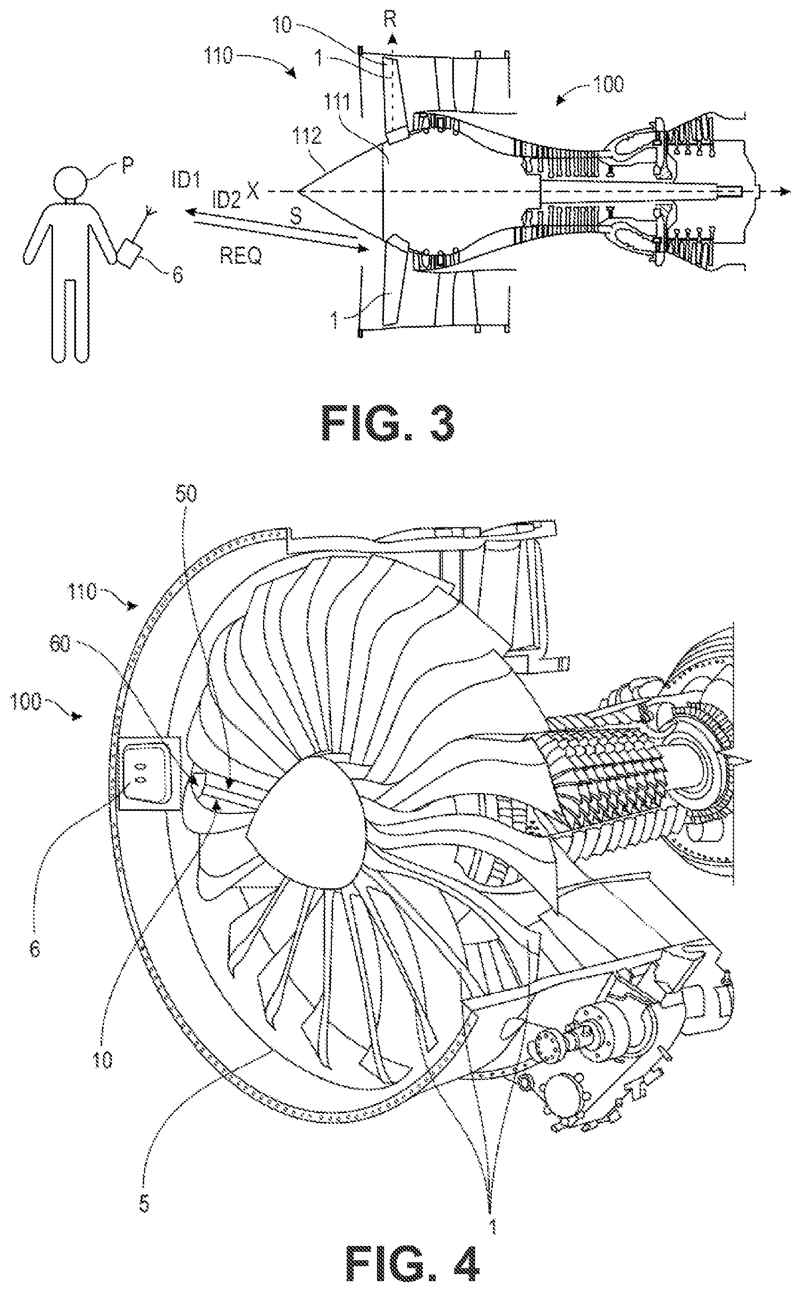 Patent US12098652 Figure 2 – Composite part, in particular for an aircraft turbine engine