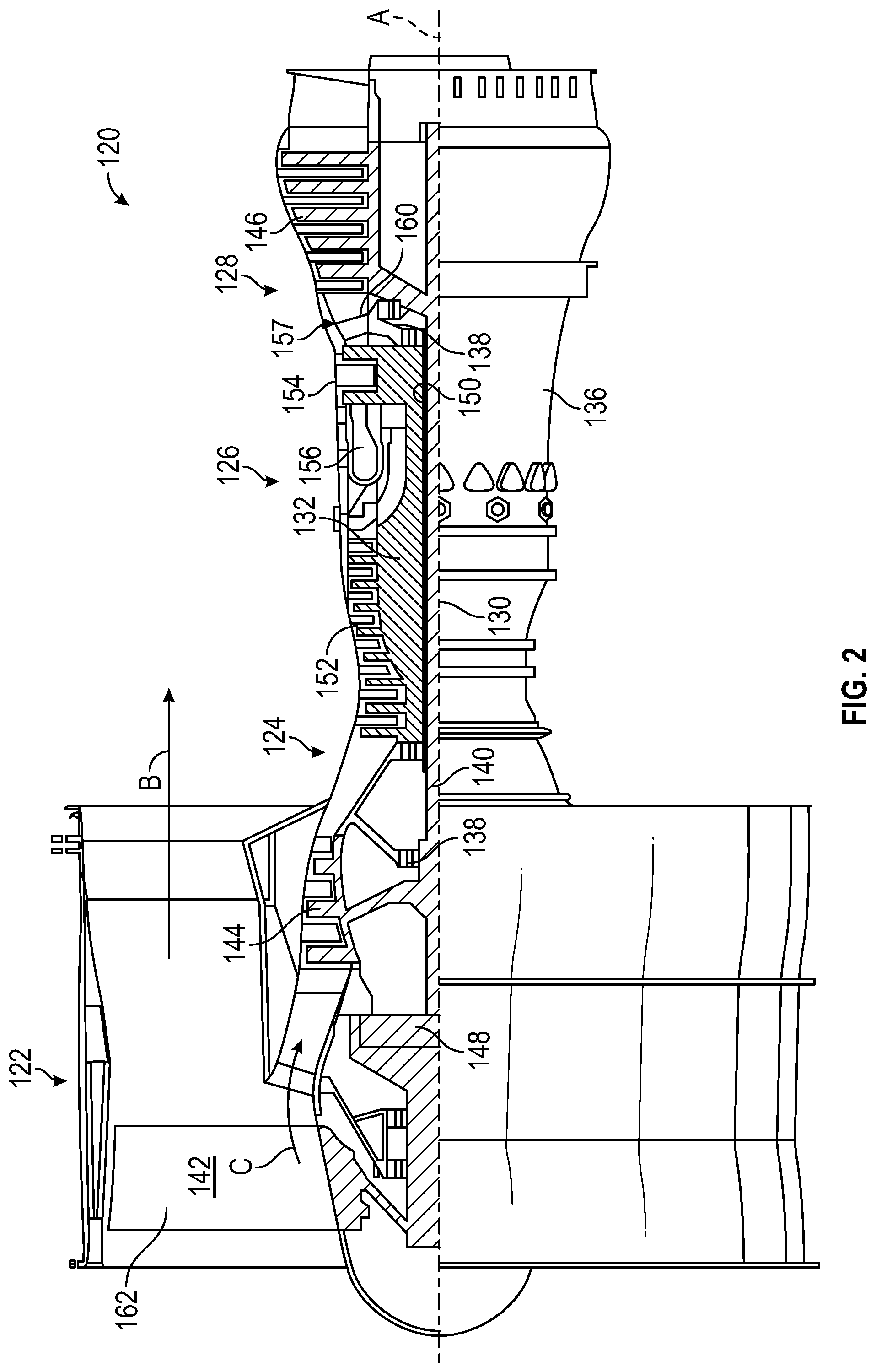 Patent US12098653 Figure 2 – Adhesive bond for fan blades