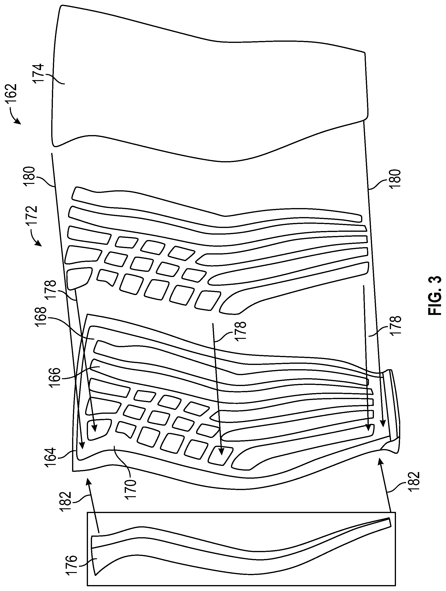Patent US12098653 Figure 3 – Adhesive bond for fan blades