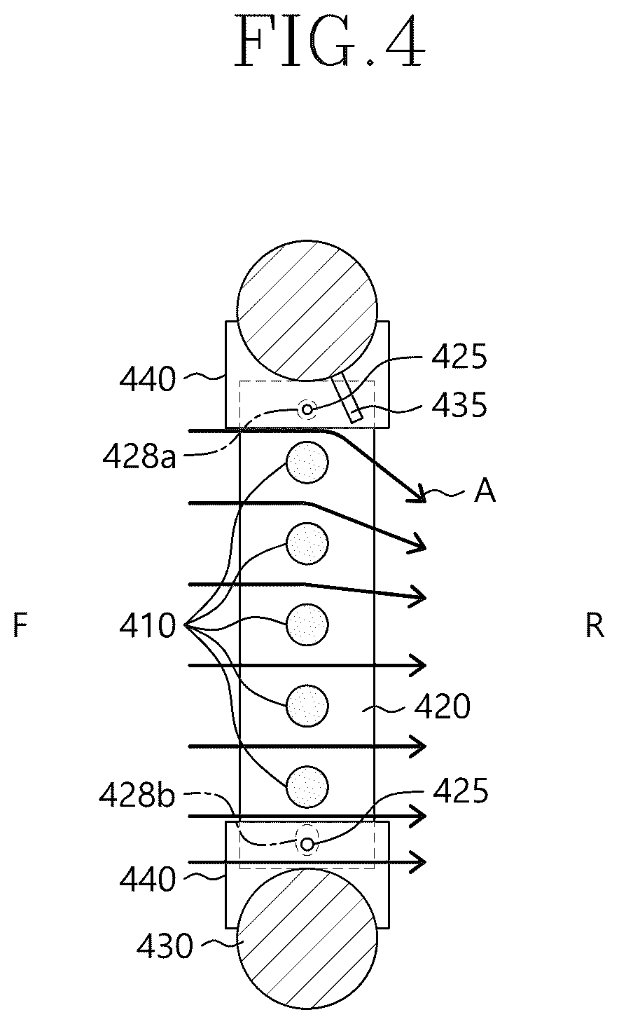 Patent US12098659 Figure 5 – Exhaust gas flow regulator and heat recovery steam generator having same