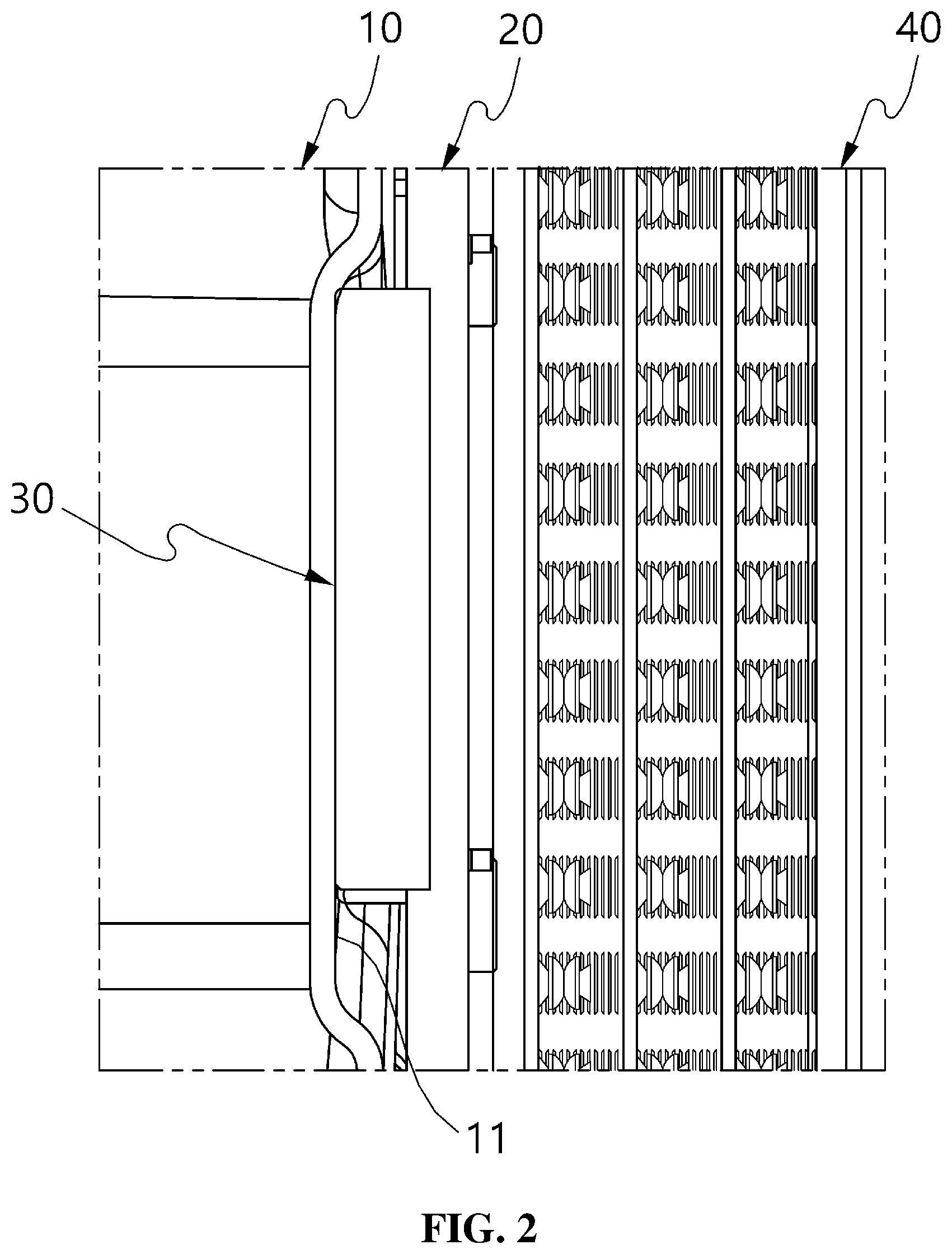 Patent US12098665 Figure 2 – Oil pan noise reduction device