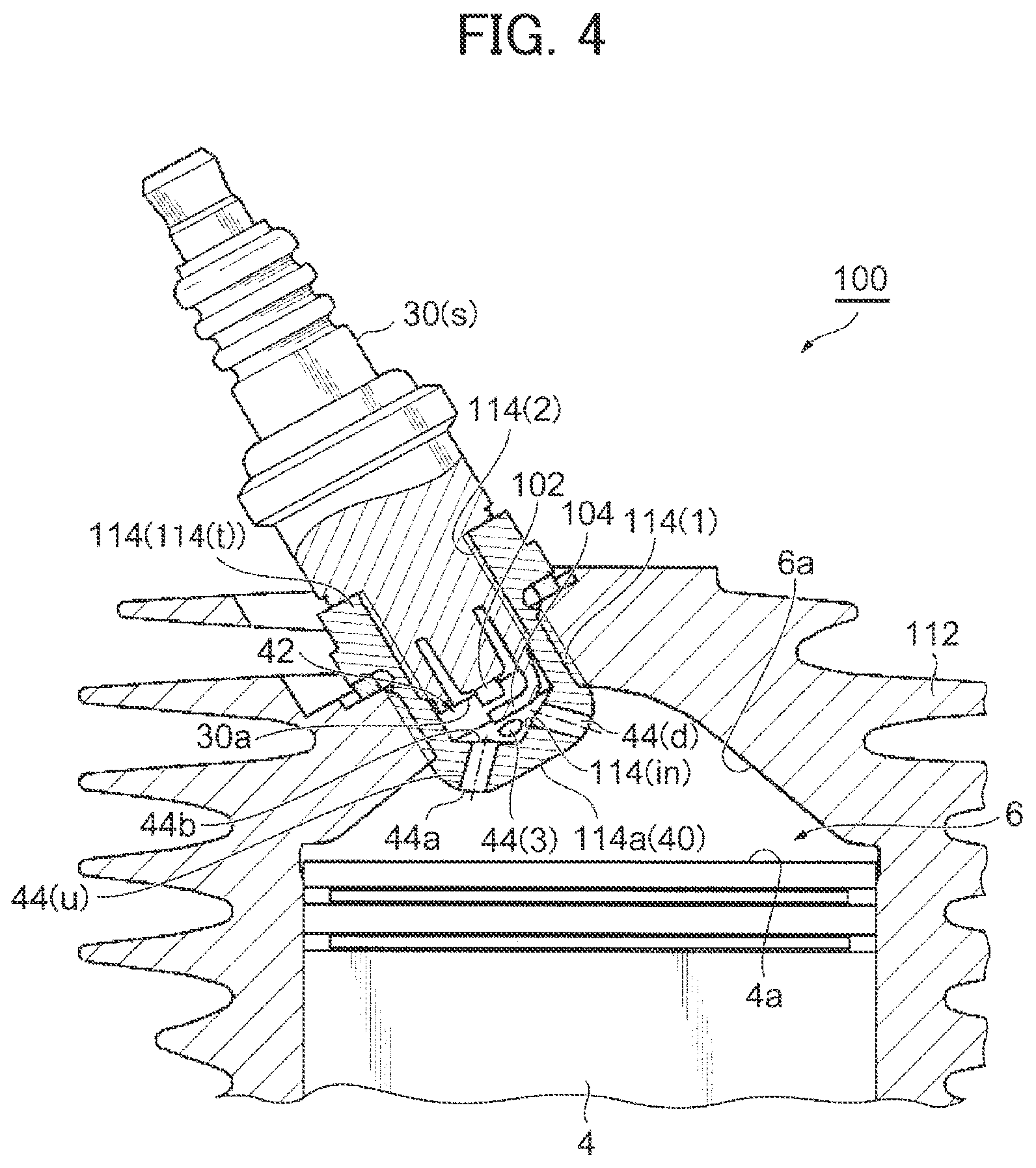 Patent US12098669 Figure 4 – Two-stroke engine