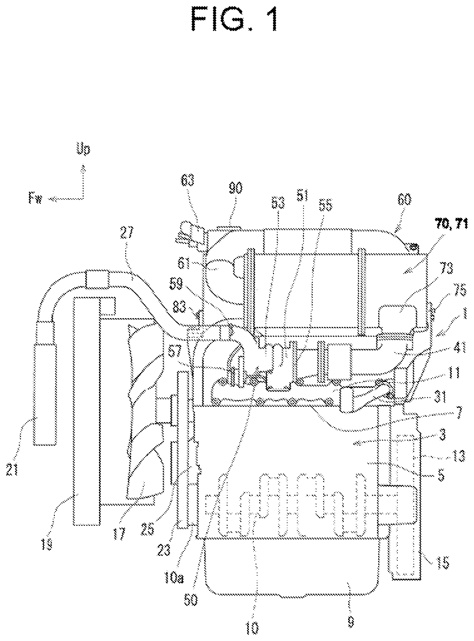 Patent US12098670 — Diesel engine — Figure 1