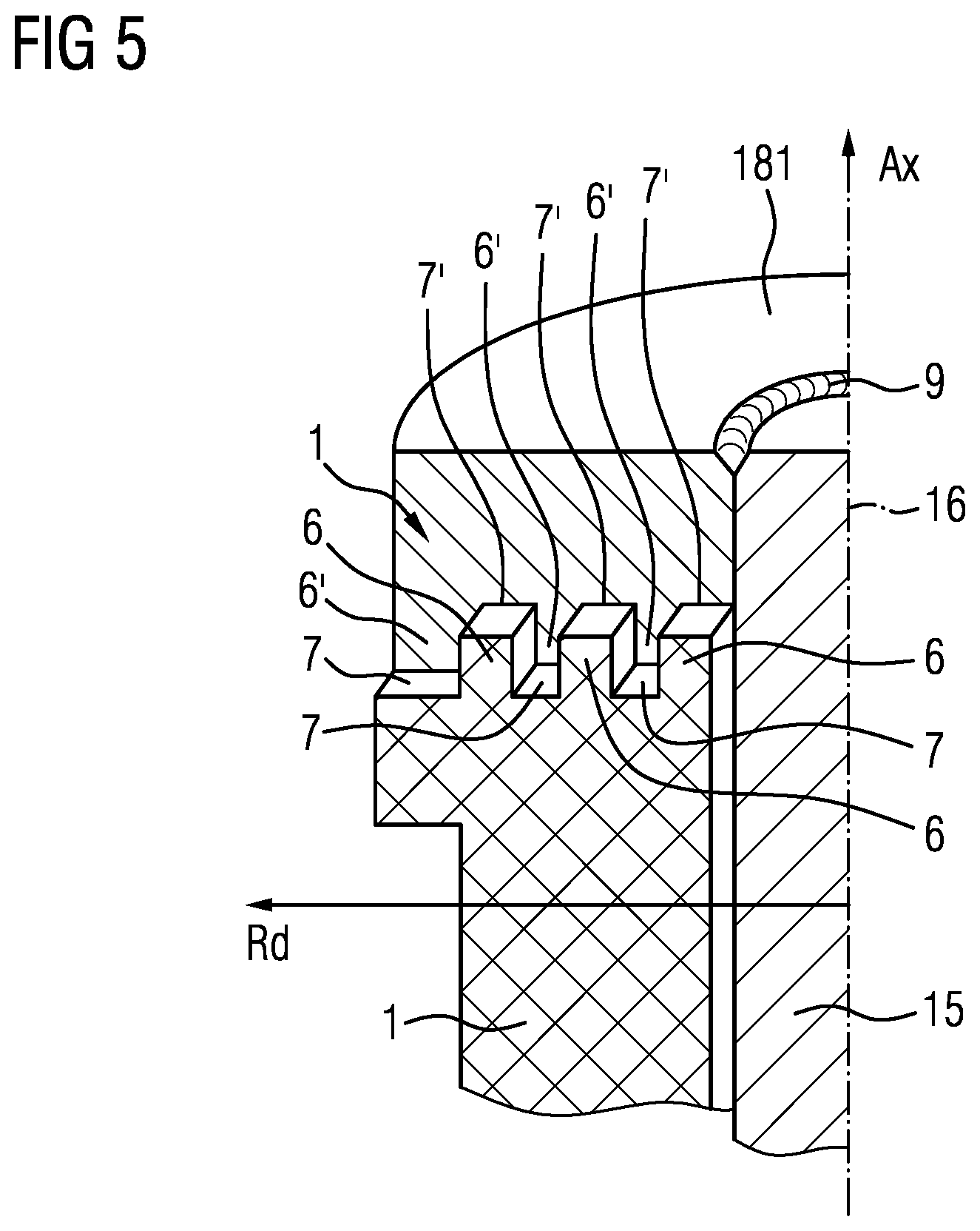 Patent US12098671 Figure 3 – Exhaust gas turbine of an exhaust gas turbocharger with a sealed wastegate valve device, and exhaust gas turbocharger