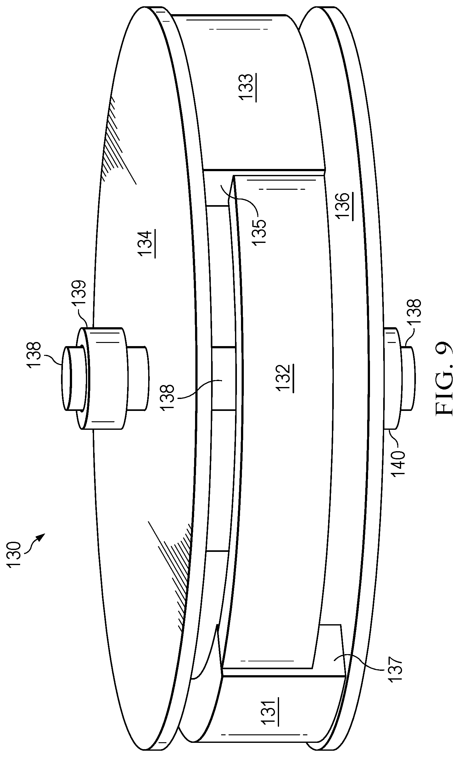 Patent US12098673 Figure 9 – Rotary closed-cycle externally-heated engine