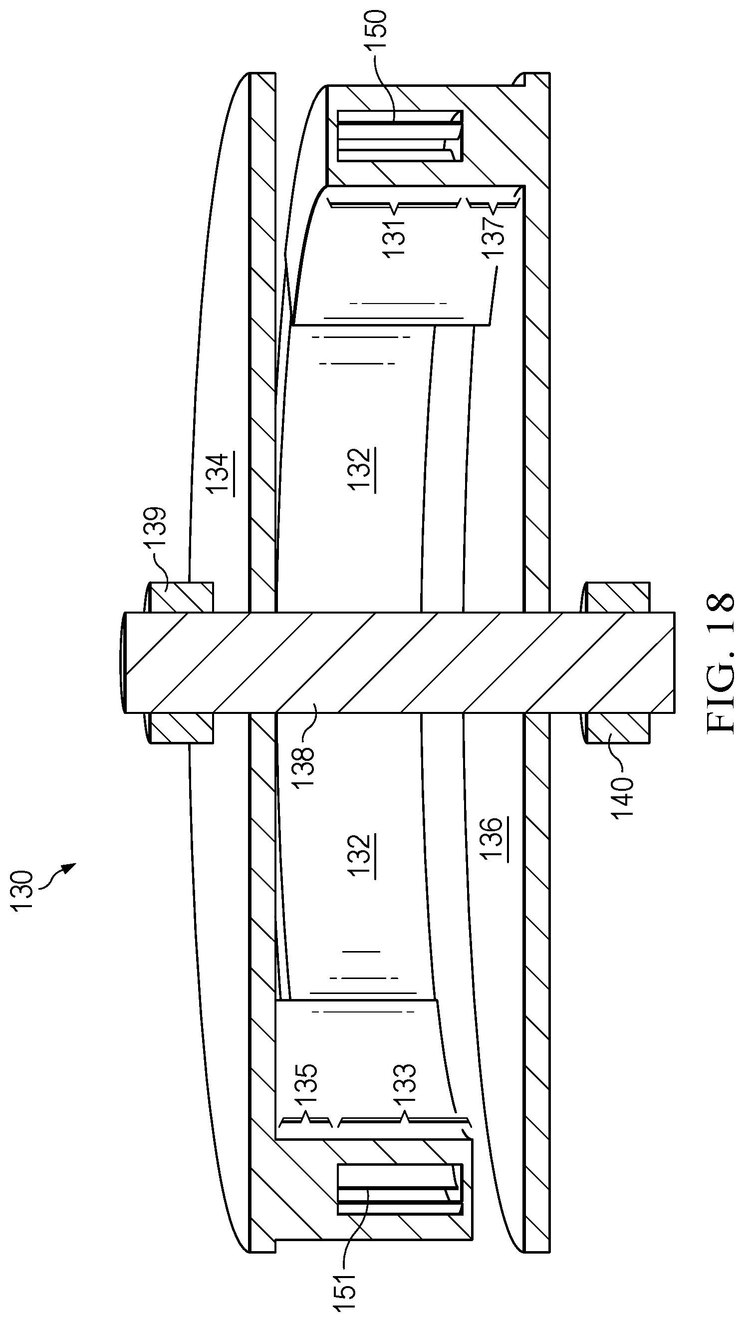 Patent US12098673 Figure 18 – Rotary closed-cycle externally-heated engine