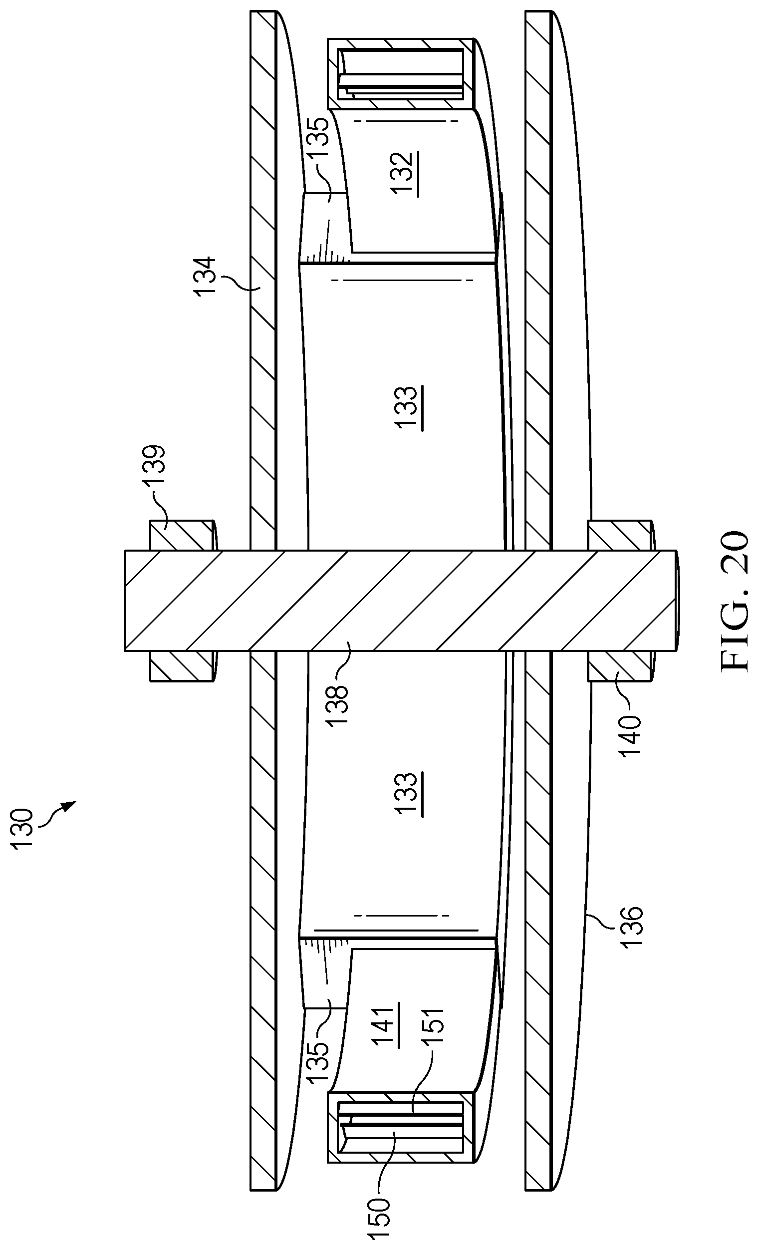 Patent US12098673 Figure 20 – Rotary closed-cycle externally-heated engine