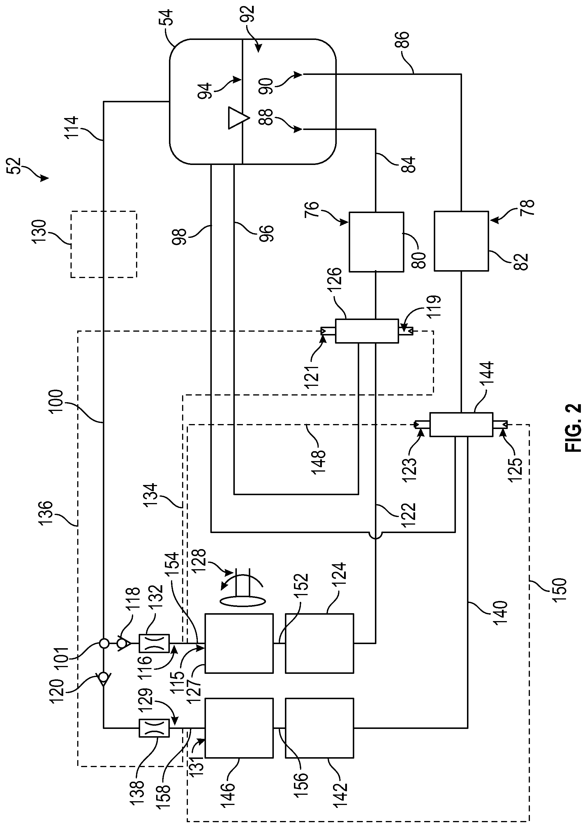 Patent US12098674 Figure 2 – Oil delivery system architecture
