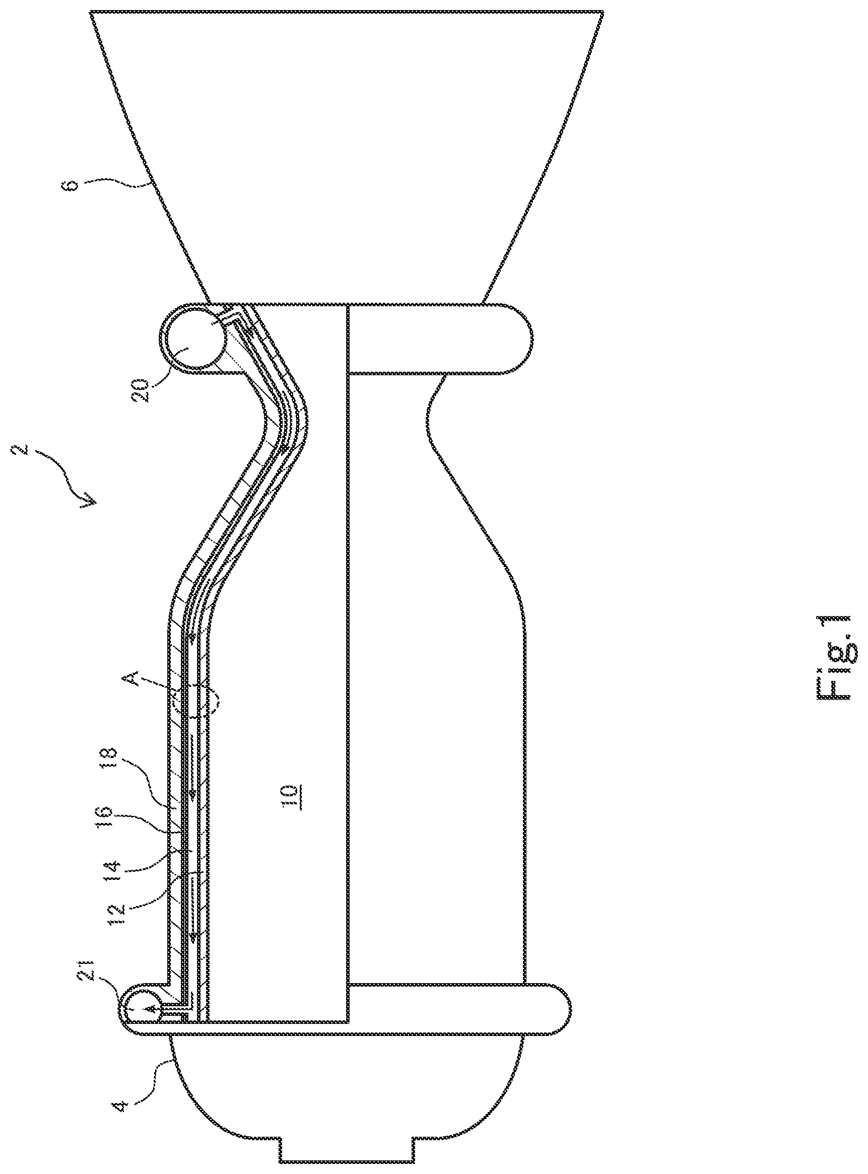 Patent US12098691 Figure 1 – Combustor for rocket engine and method for manufacturing it