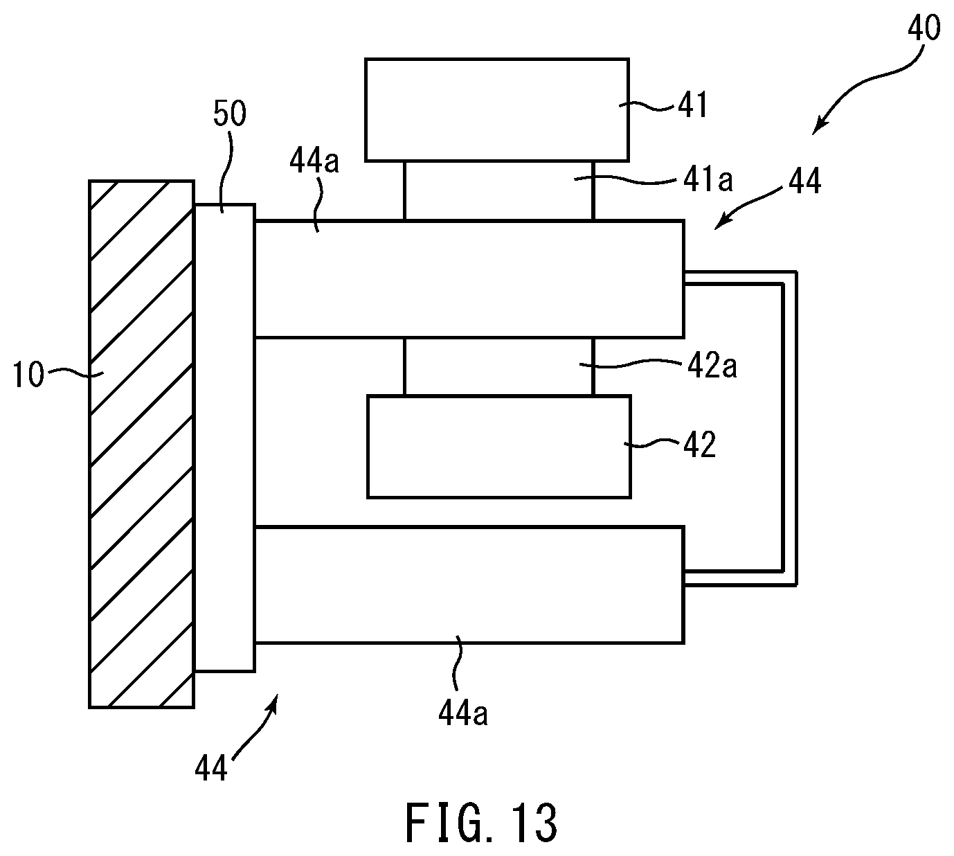 Patent US12098692 Figure 13 – Straddled vehicle