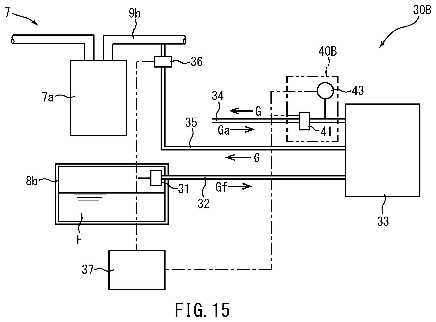 Patent US12098692 Figure 15 – Straddled vehicle