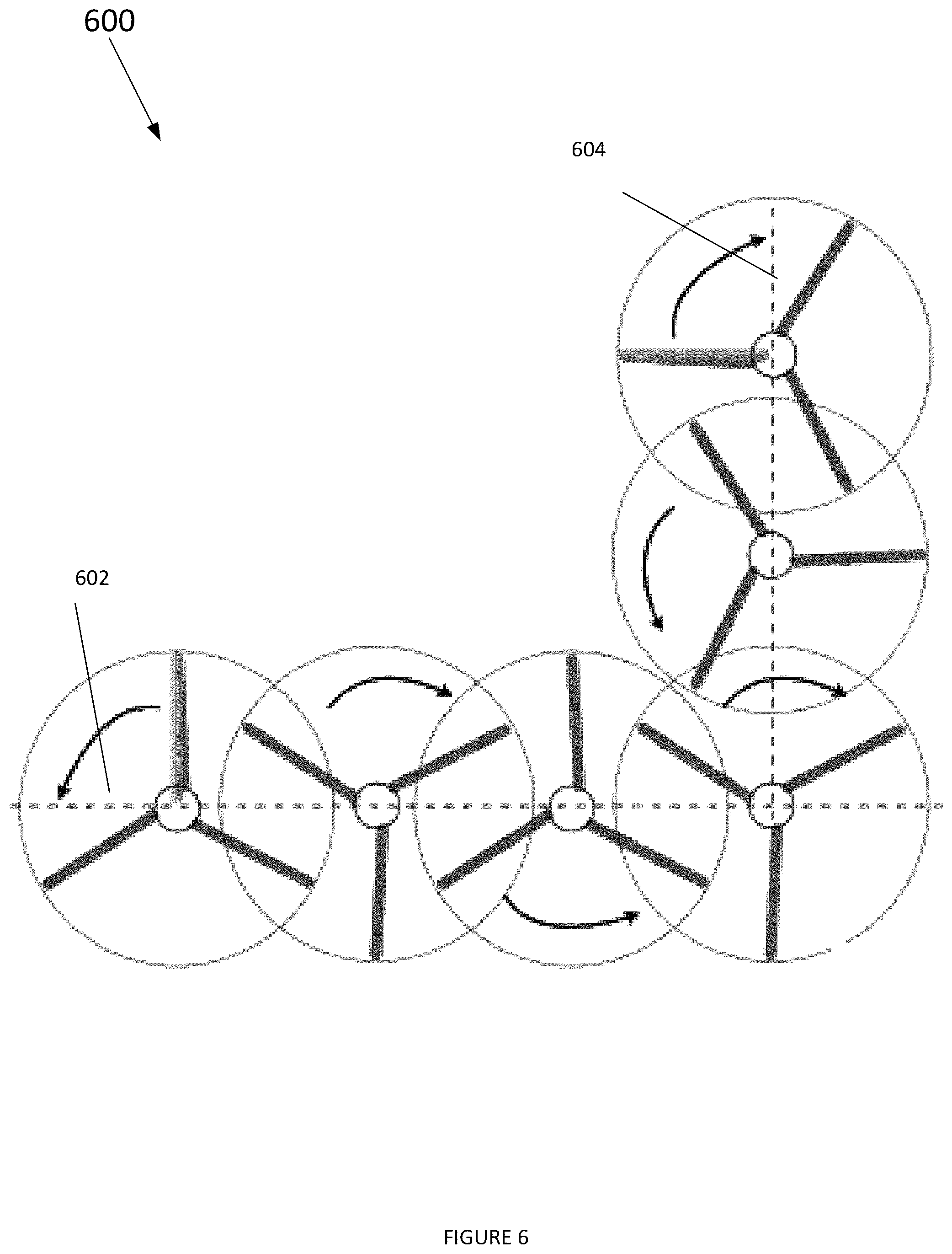 Patent US12098696 Figure 6 – Systems and methods for interleaved synchronous propeller system
