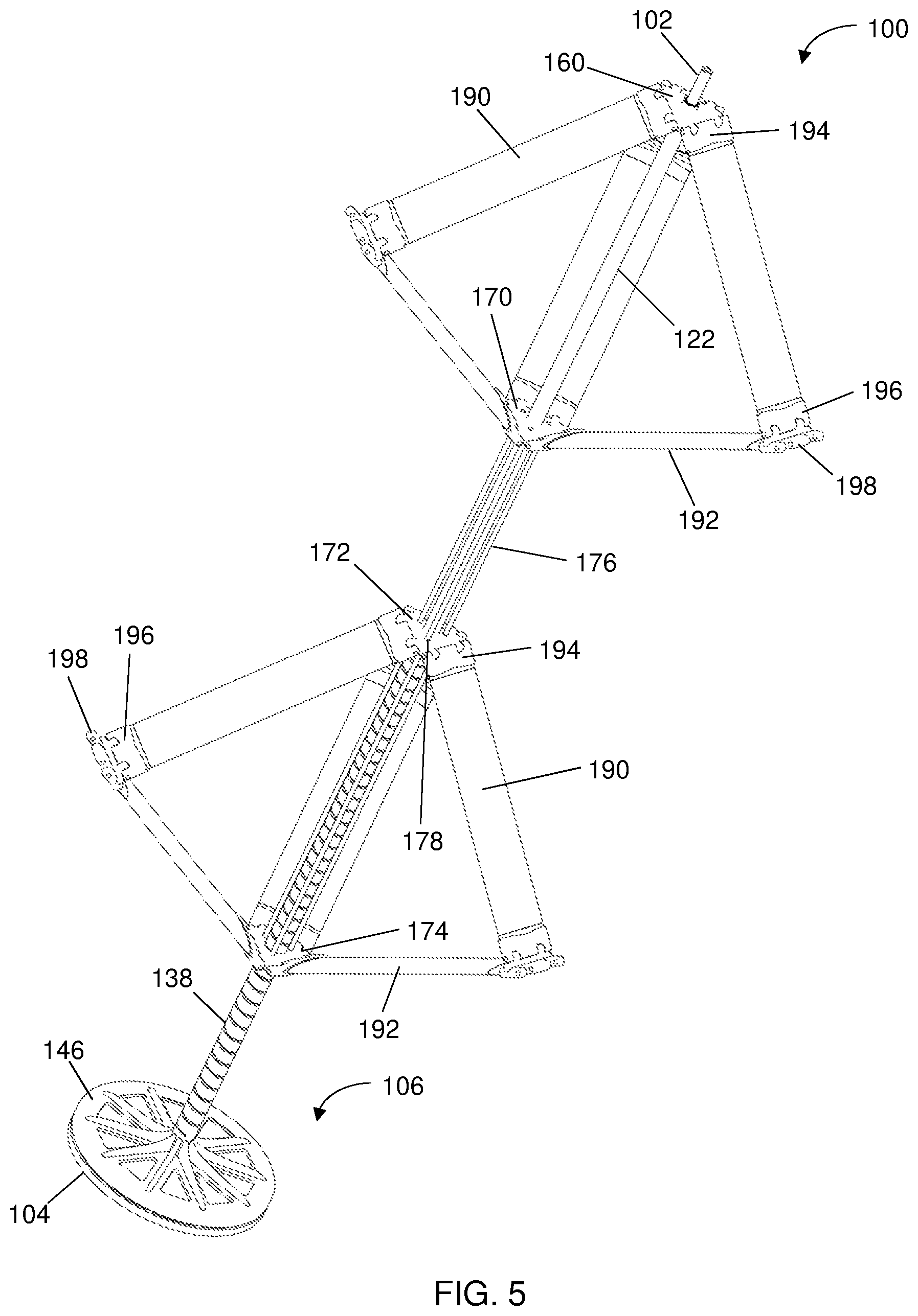 Patent US12098701 Figure 5 – Wind turbine with extendable and retractable airfoils