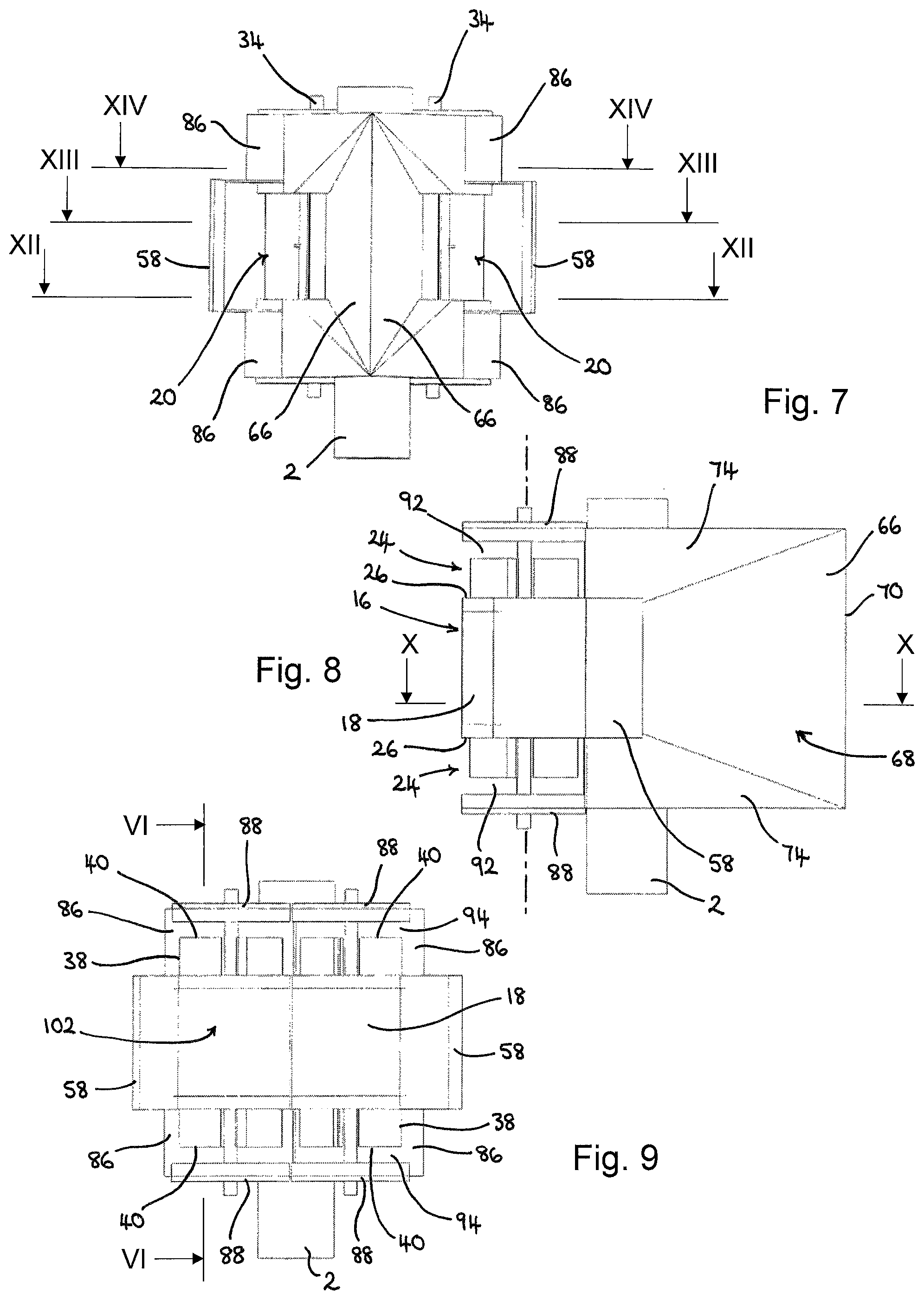 Patent US12098703 Figure 4 – Transverse axis fluid turbine for use in a working fluid flow