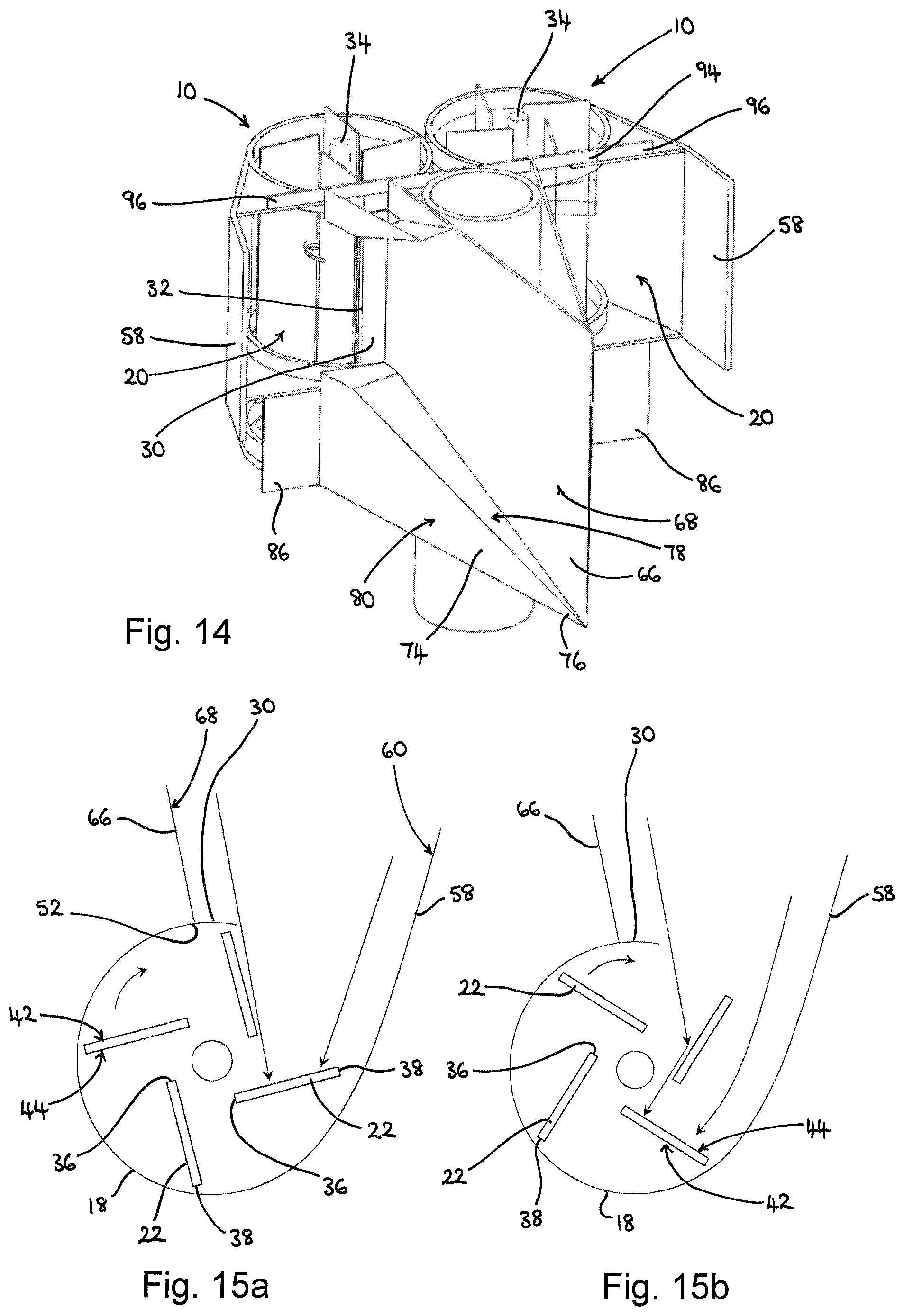 Patent US12098703 Figure 7 – Transverse axis fluid turbine for use in a working fluid flow