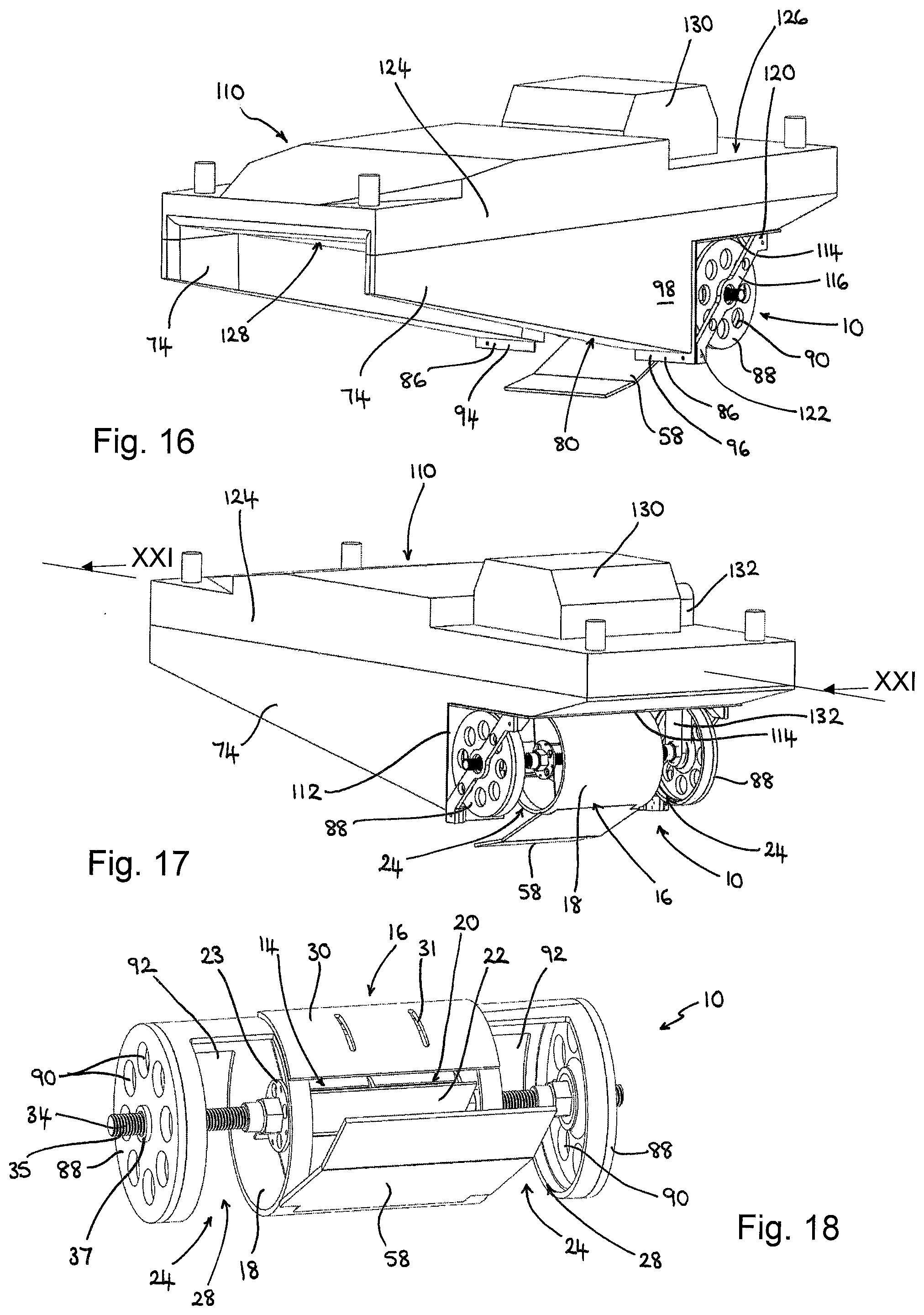 Patent US12098703 Figure 8 – Transverse axis fluid turbine for use in a working fluid flow