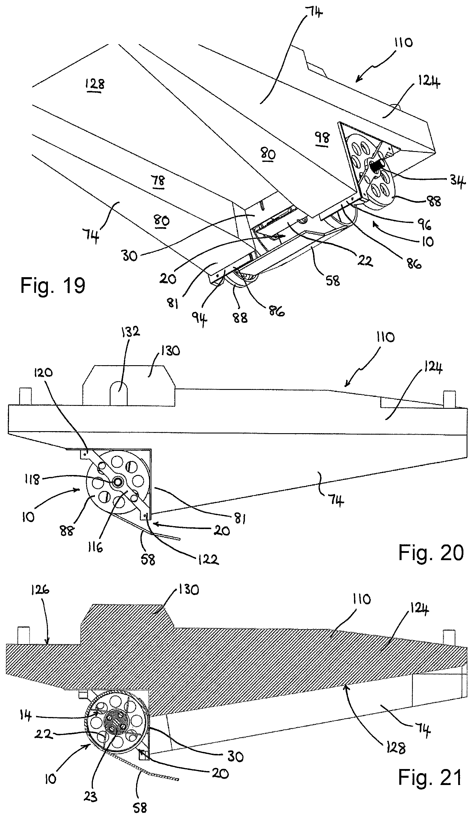 Patent US12098703 Figure 9 – Transverse axis fluid turbine for use in a working fluid flow