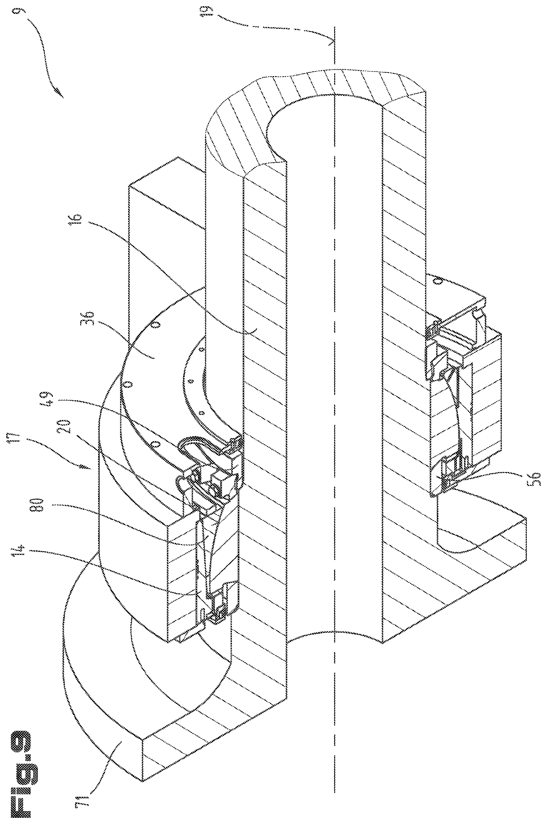 Patent US12098709 Figure 9 – Method for assembling a rotor bearing of a wind turbine