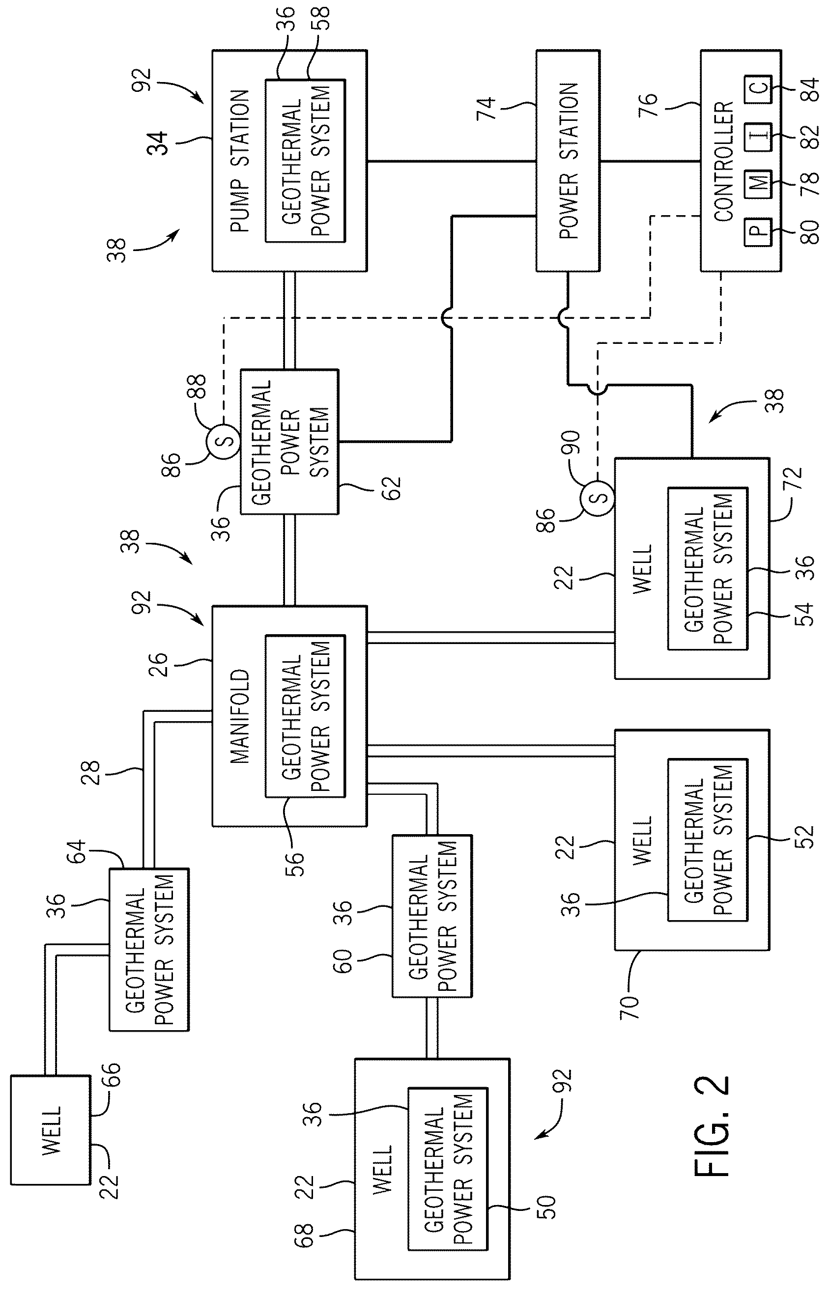 Patent US12098710 Figure 2 – Geothermal power systems and methods for subsea systems