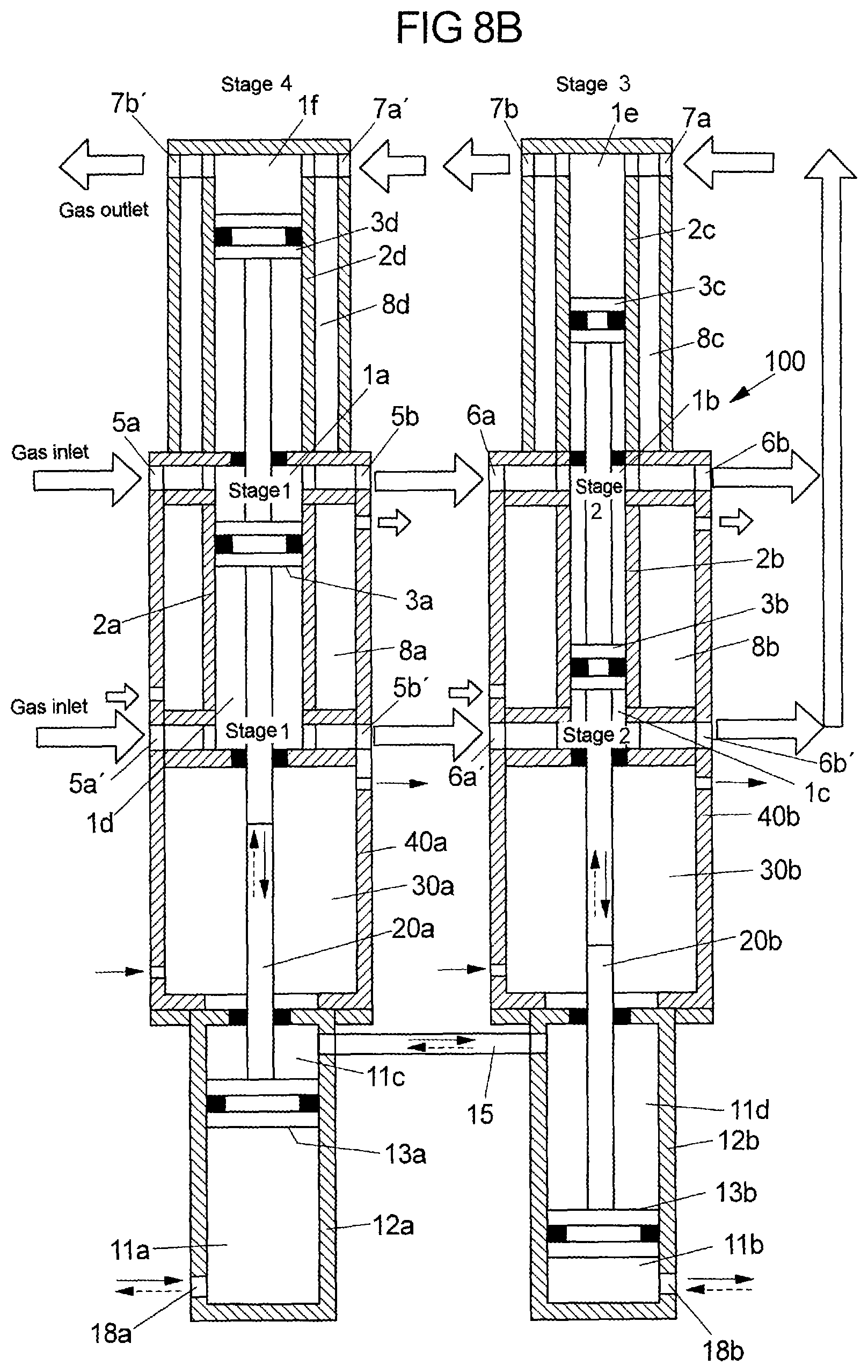 Patent US12098711 Figure 9 – Compressor device and compression method