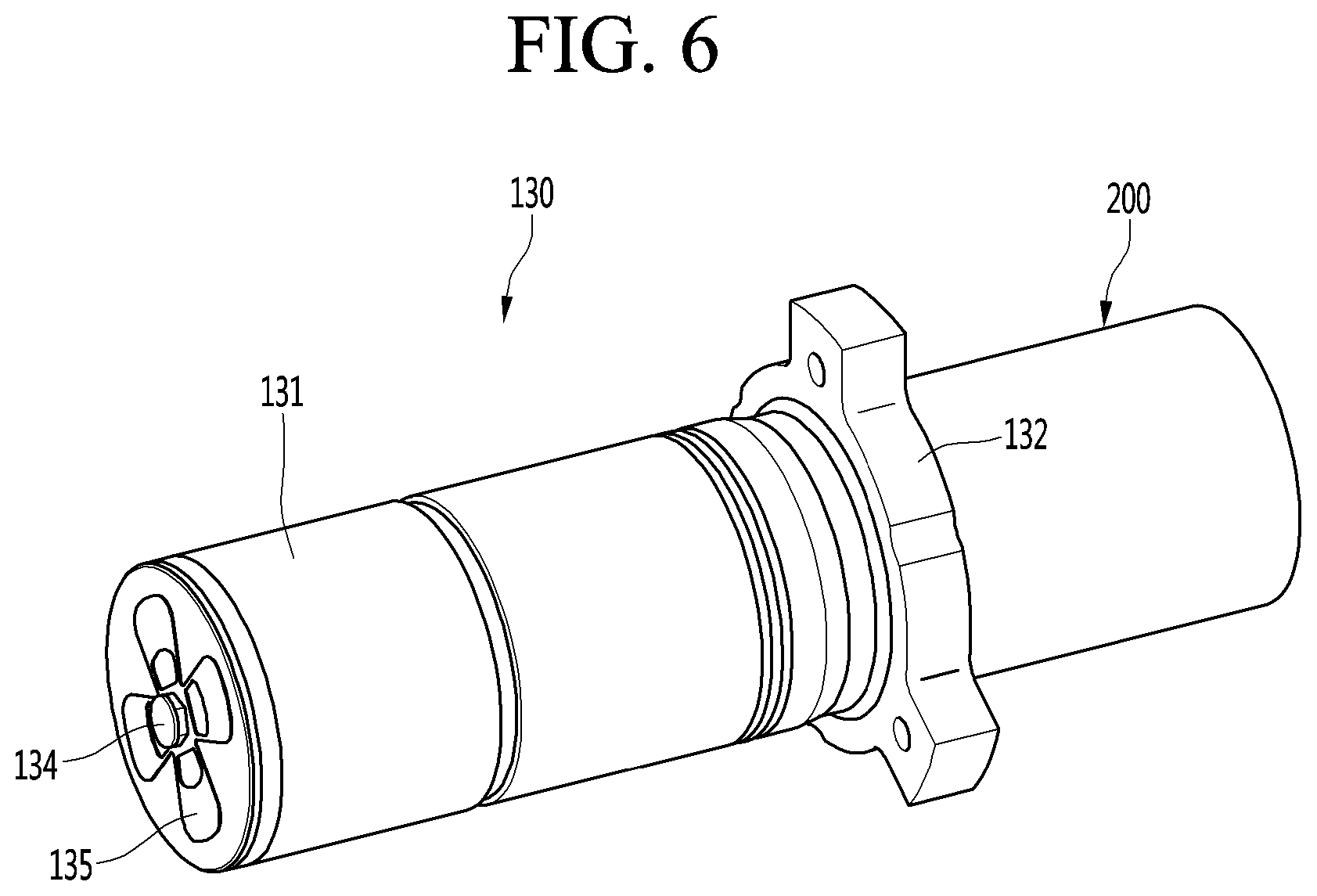 Patent US12098715 Figure 6 – Linear compressor and refrigerator including same