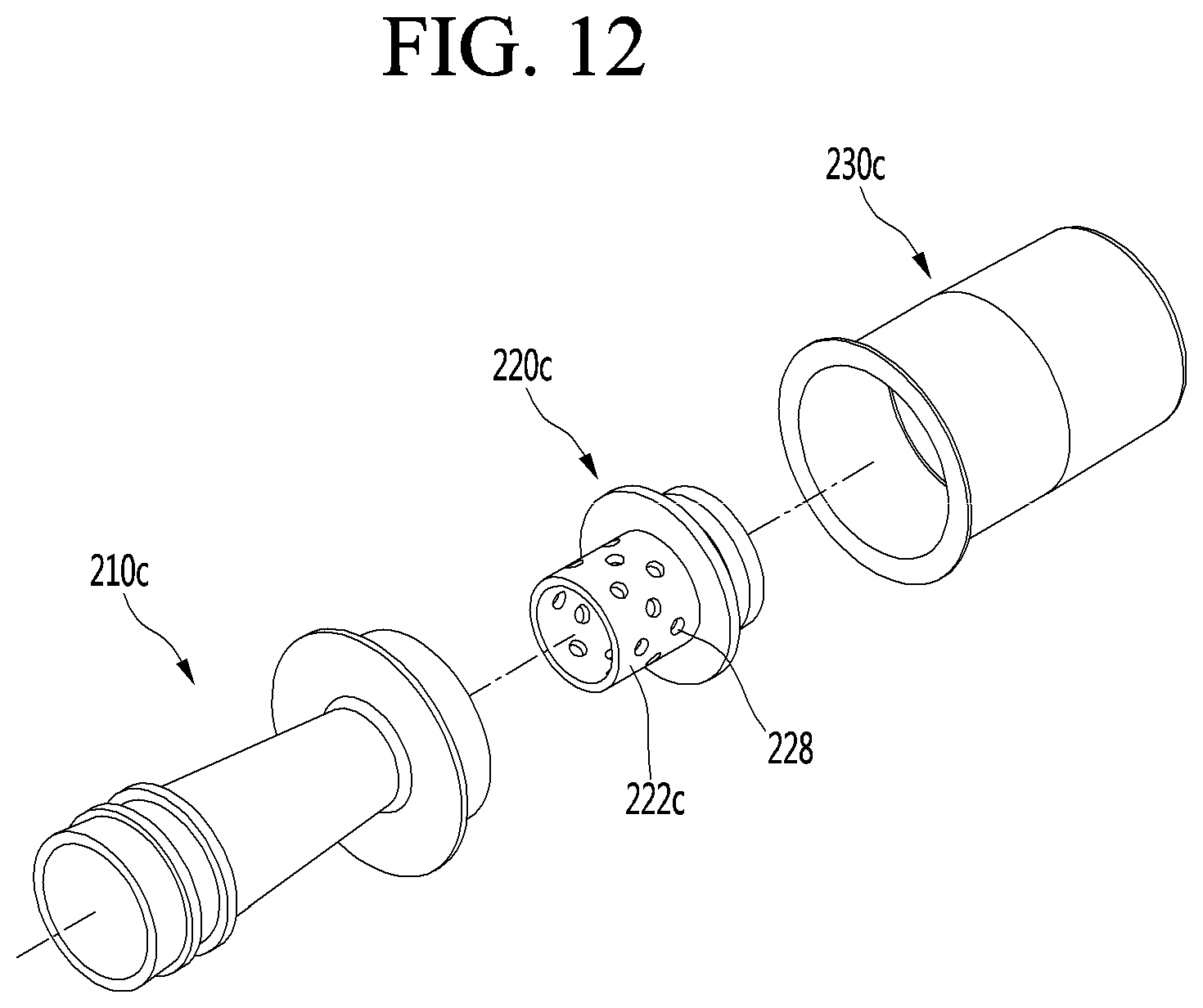 Patent US12098715 Figure 12 – Linear compressor and refrigerator including same