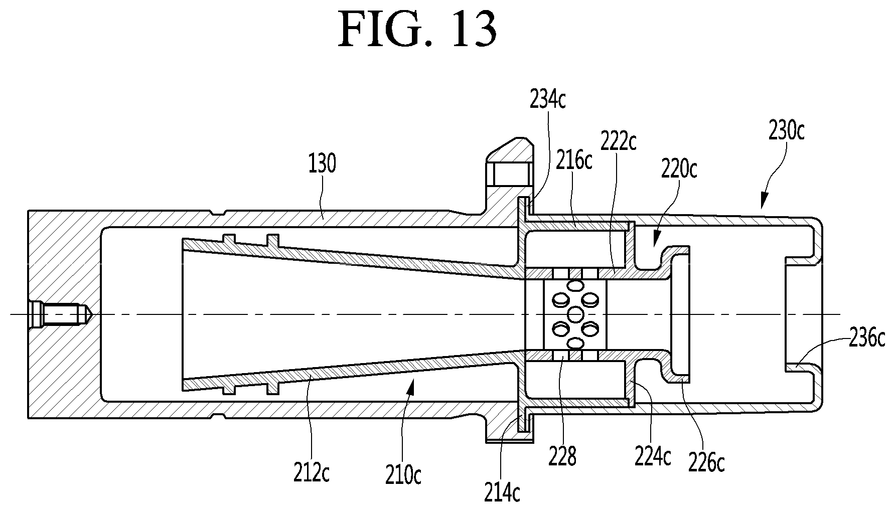 Patent US12098715 Figure 13 – Linear compressor and refrigerator including same