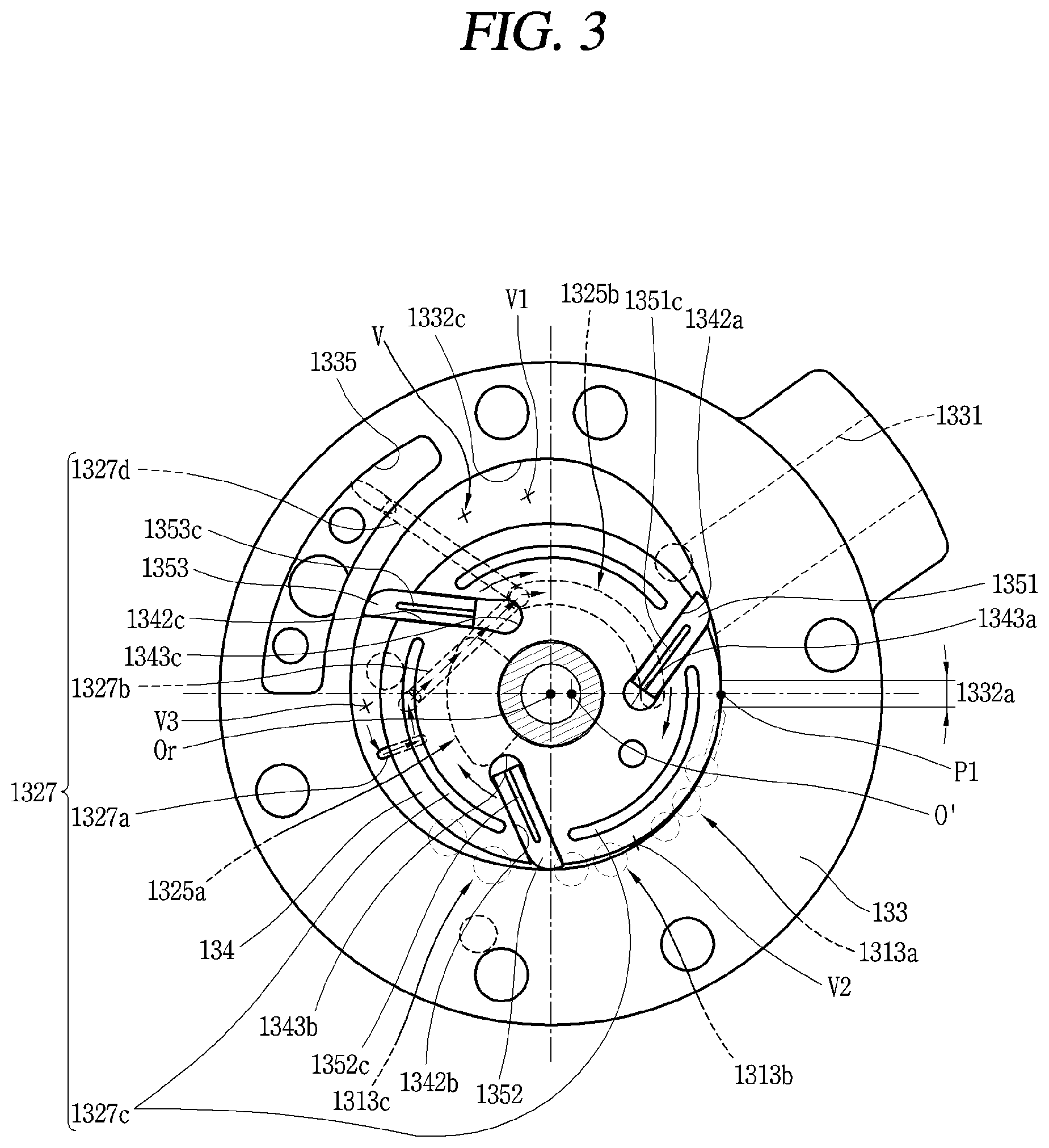 Patent US12098718 Figure 3 – Rotary compressor
