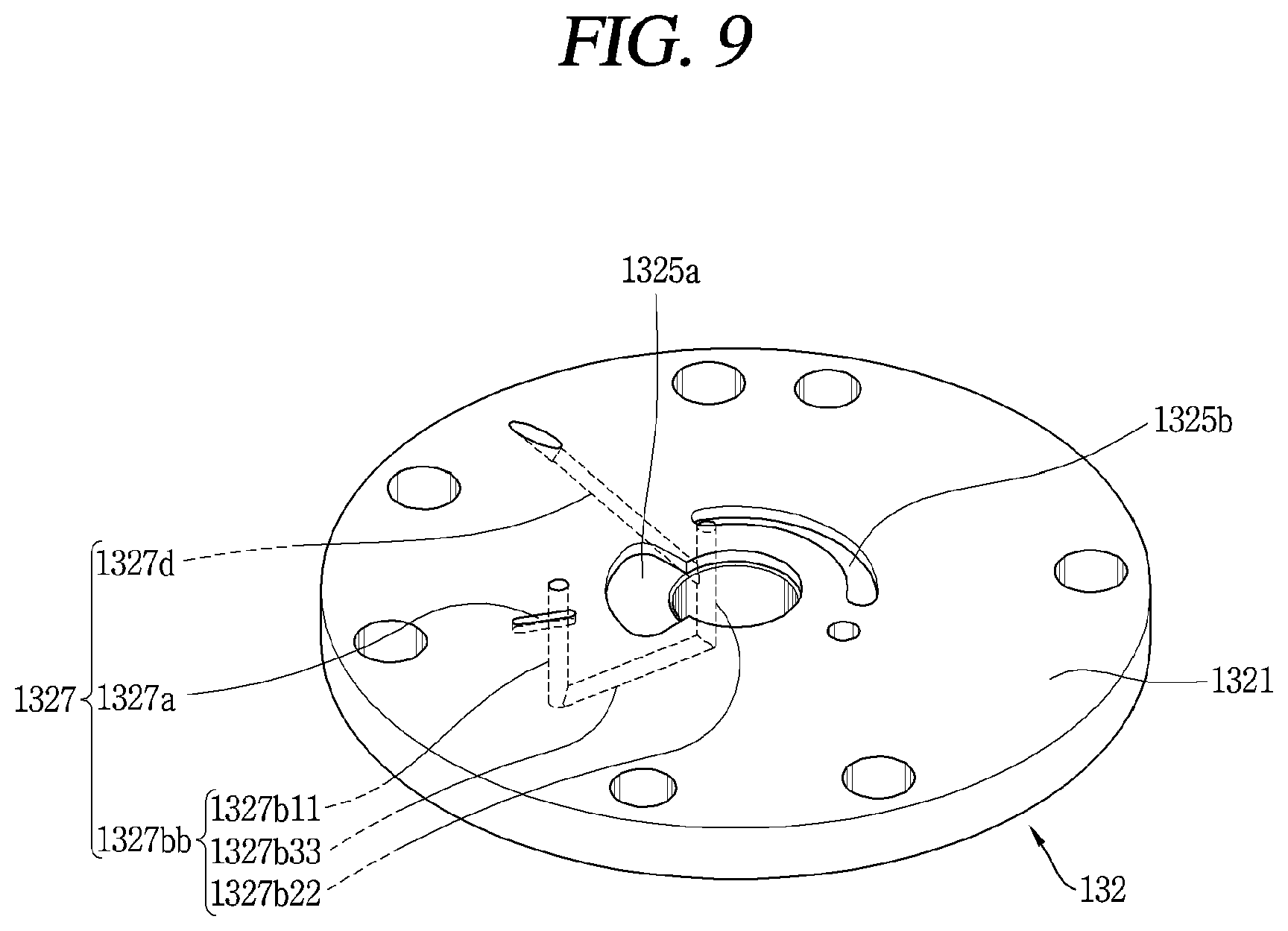 Patent US12098718 Figure 9 – Rotary compressor