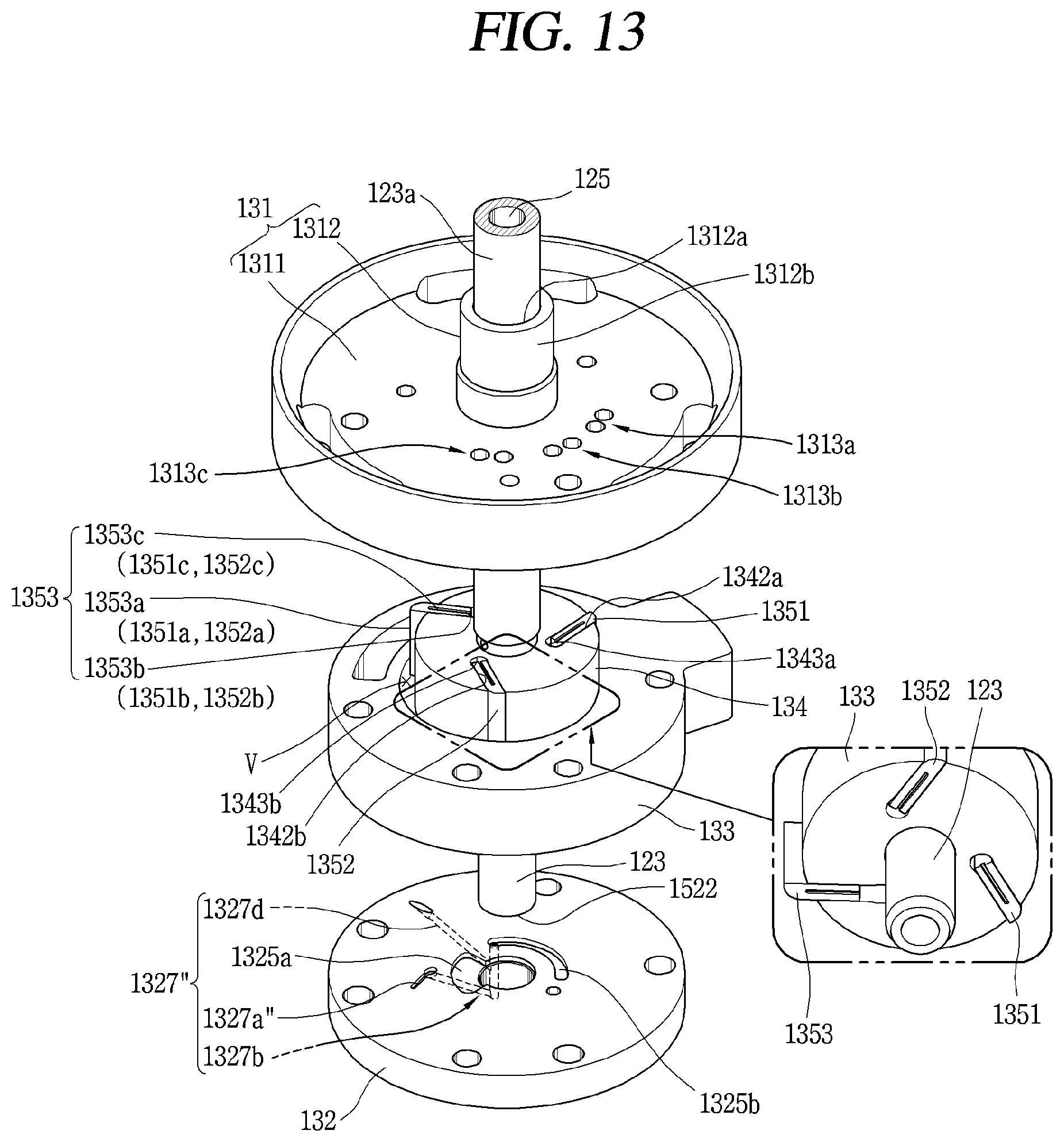Patent US12098718 Figure 13 – Rotary compressor