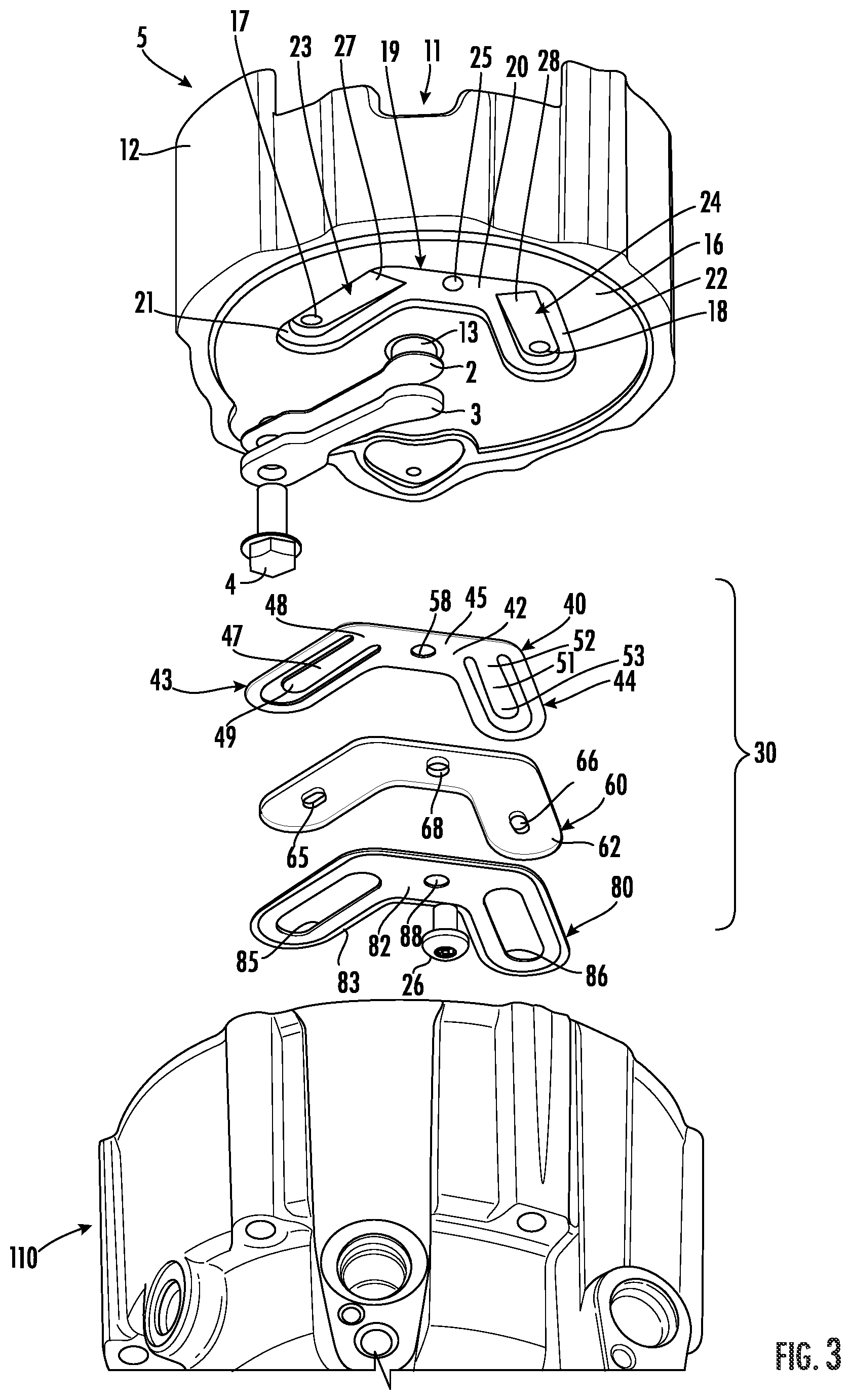Patent US12098719 Figure 2 – Vapor injection structure for a compressor