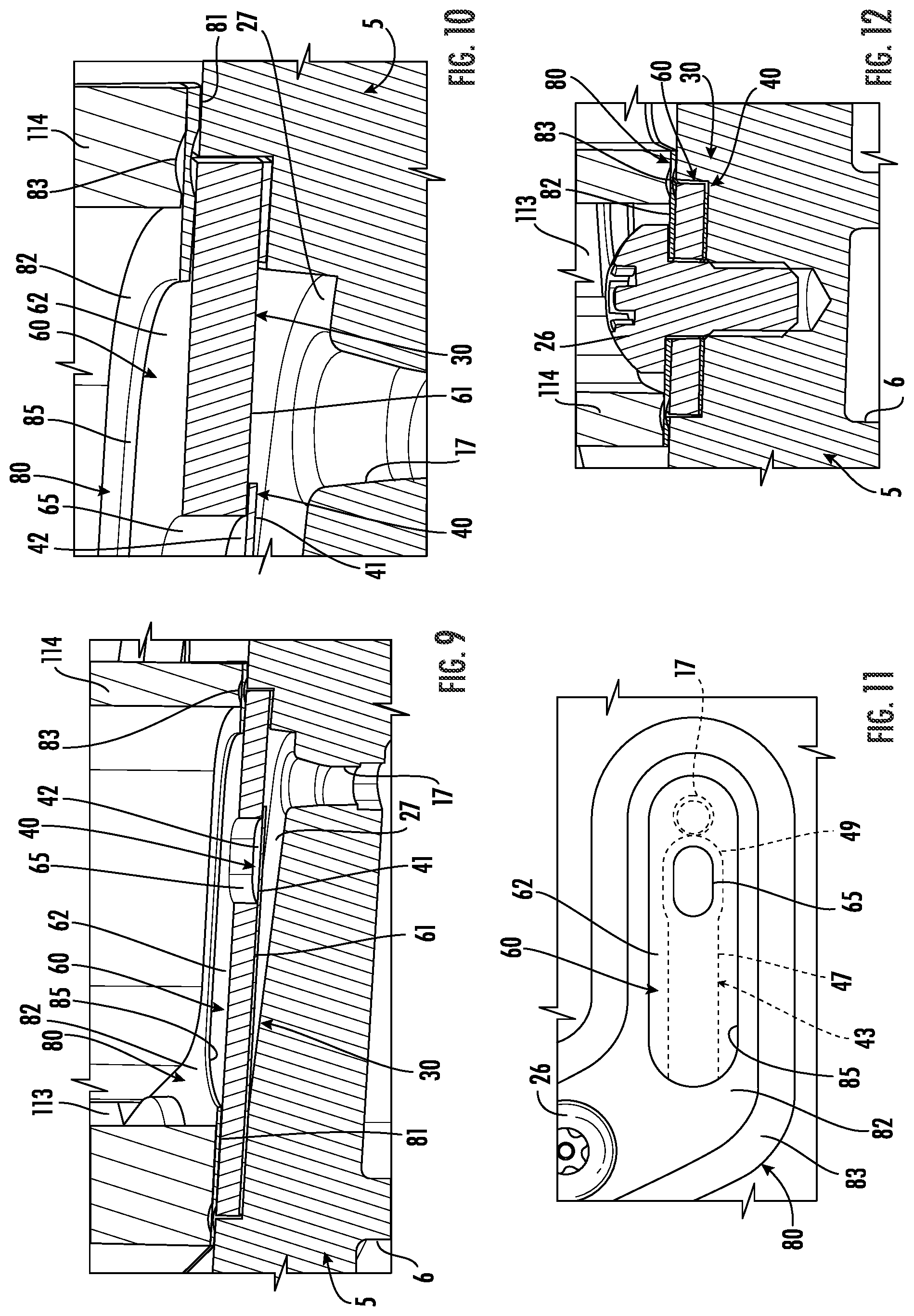 Patent US12098719 Figure 6 – Vapor injection structure for a compressor