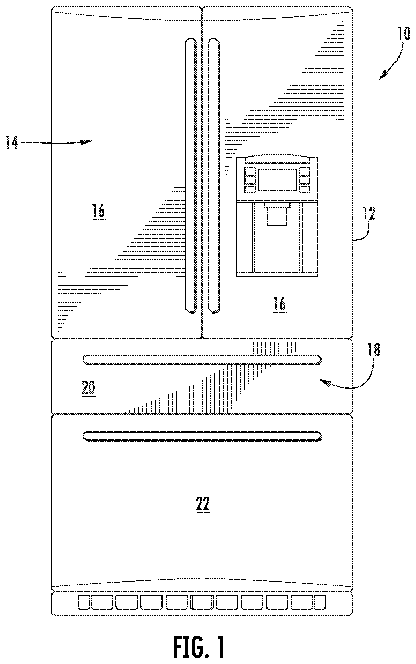 Patent US12098722 Figure 1 – Method for determining a discharge pressure of a rolling piston compressor