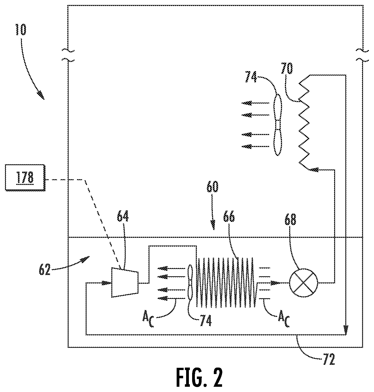 Patent US12098722 Figure 2 – Method for determining a discharge pressure of a rolling piston compressor