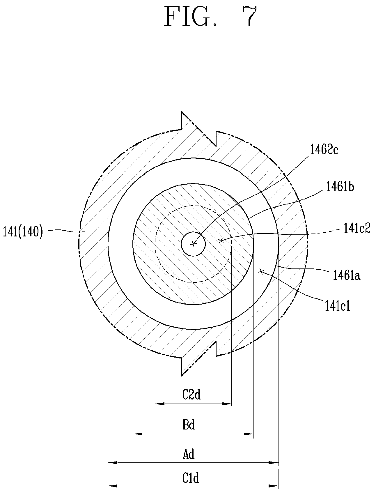 Patent US12098724 Figure 6 – Scroll compressor